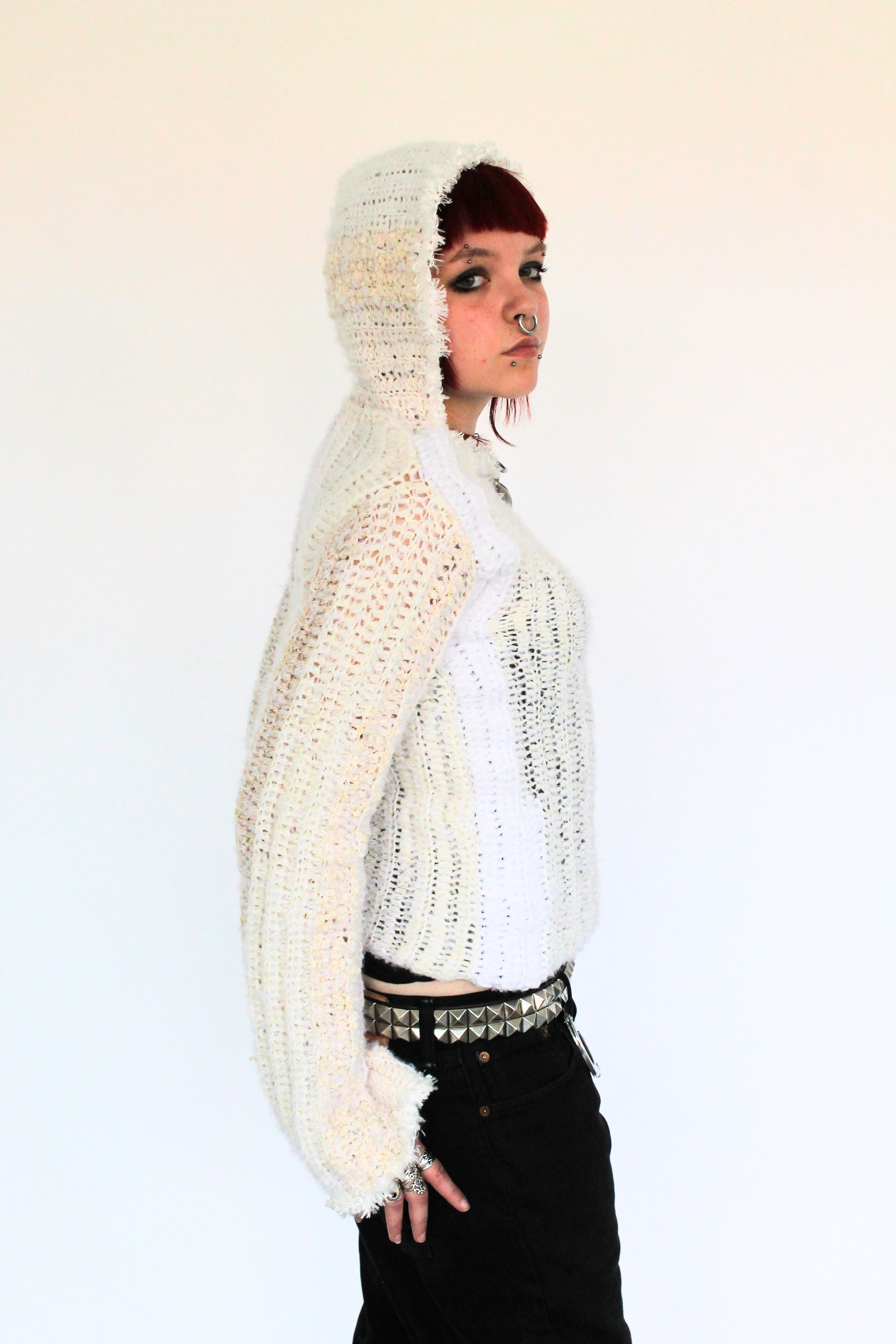 Sweater with hood
