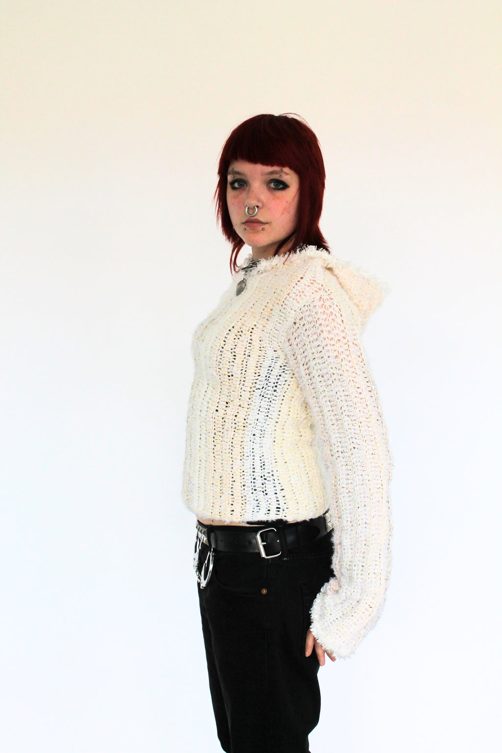 Sweater with hood