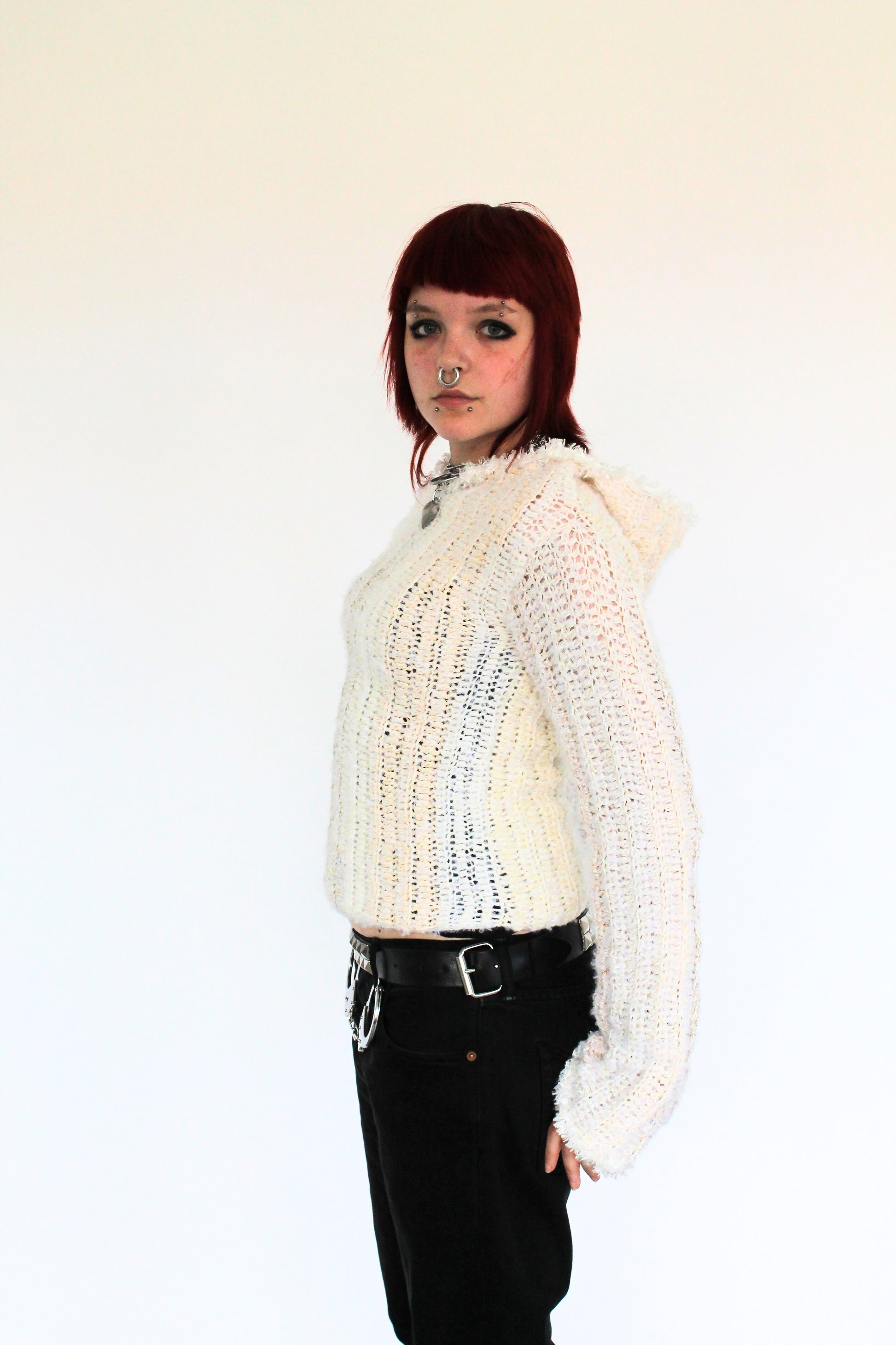 Sweater with hood