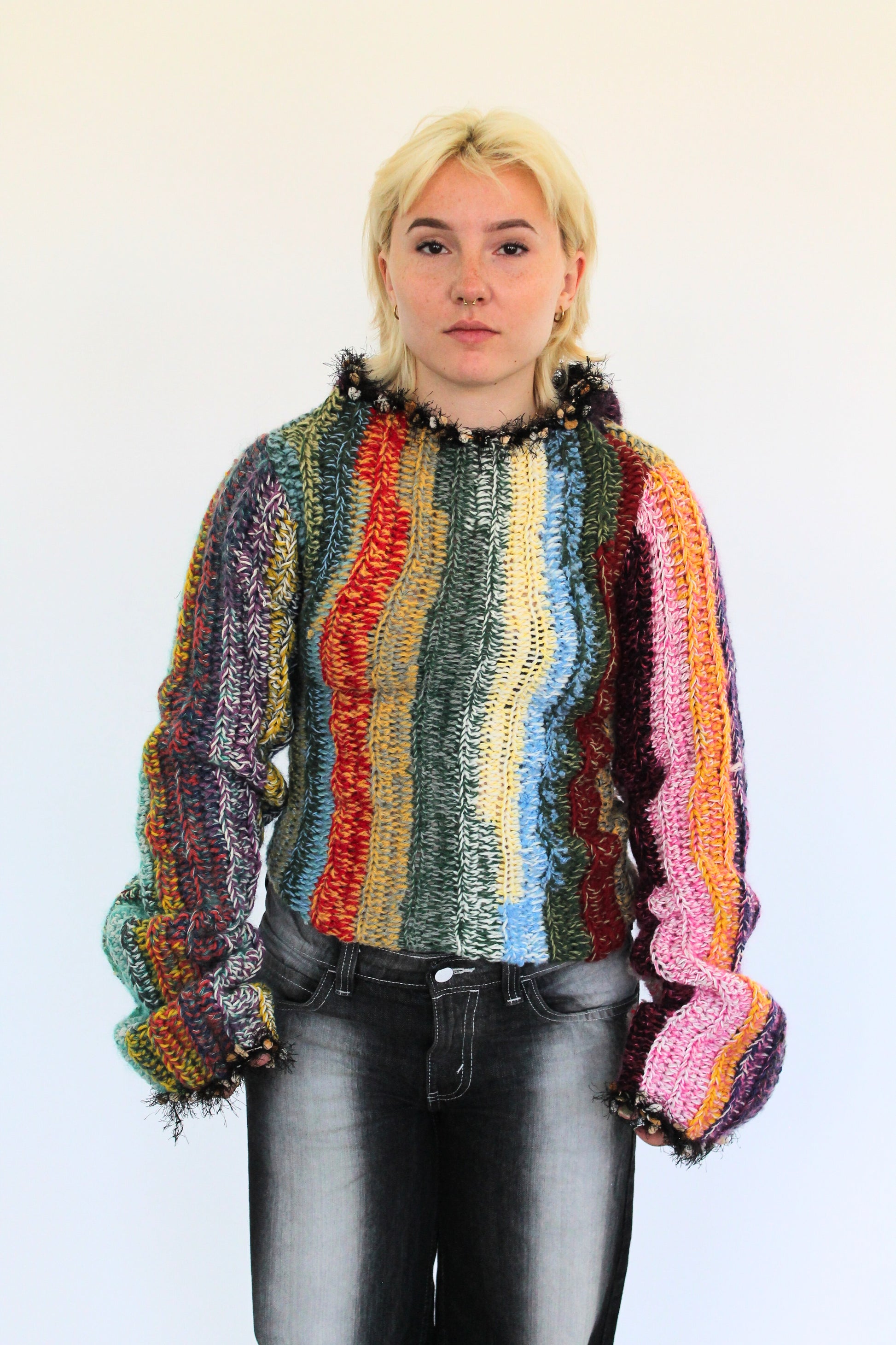 Sweater with hood
