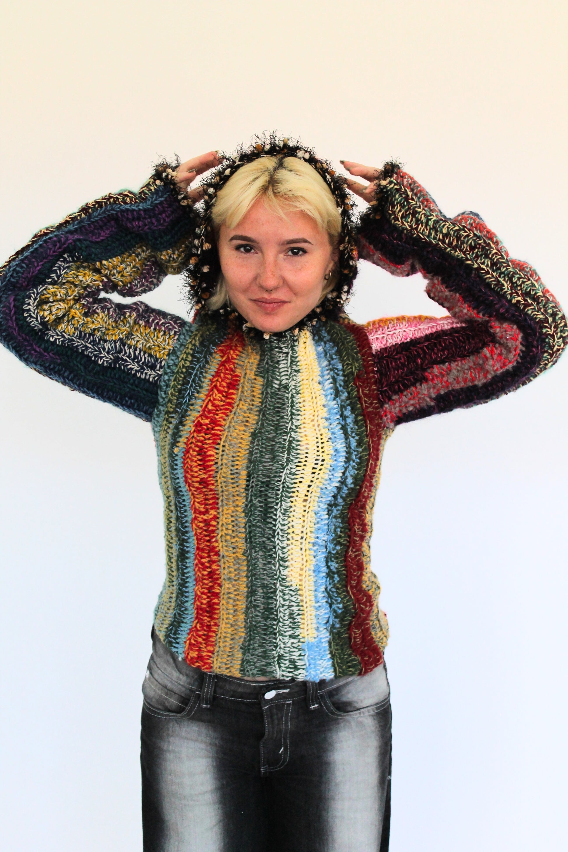 Sweater with hood