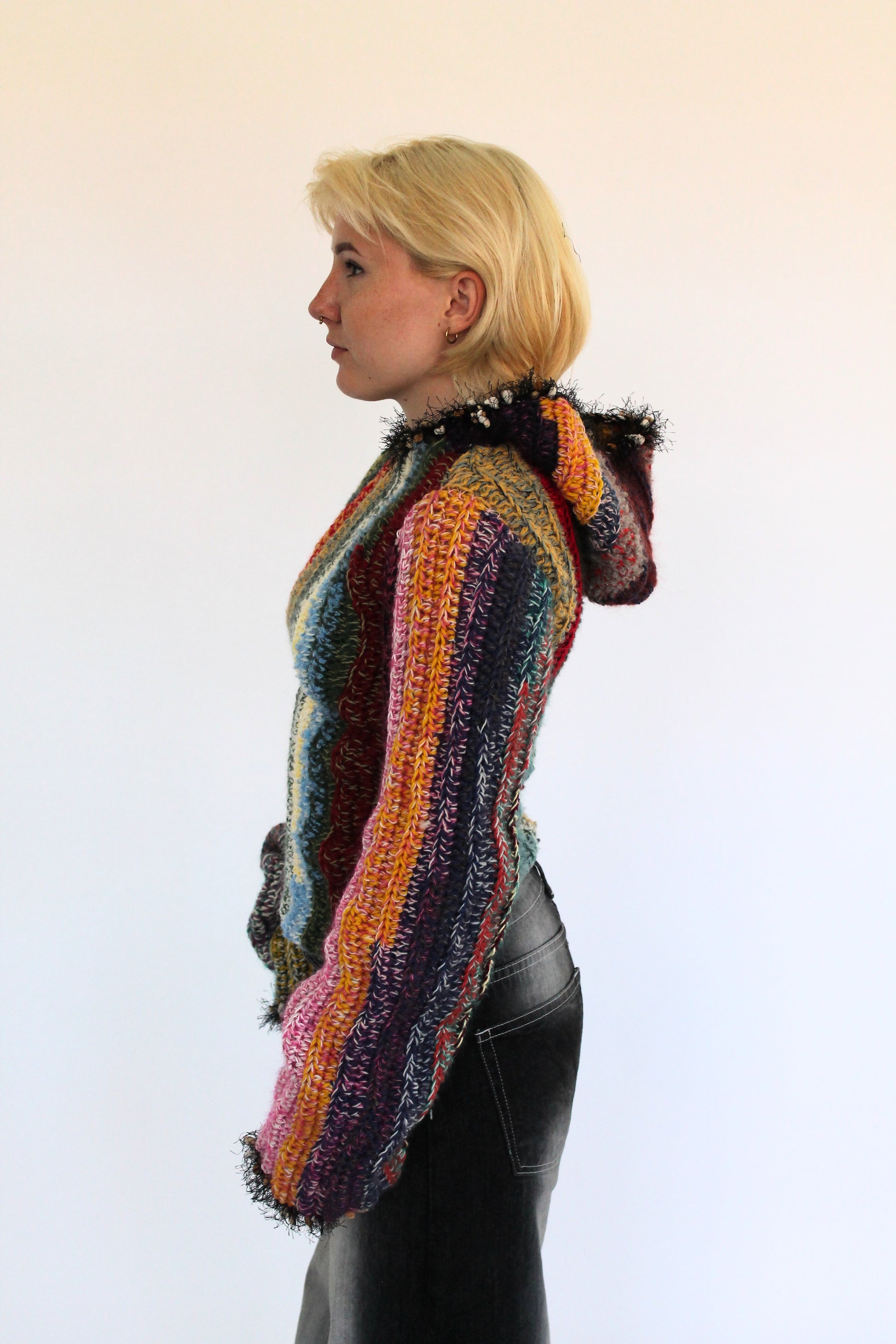 Sweater with hood