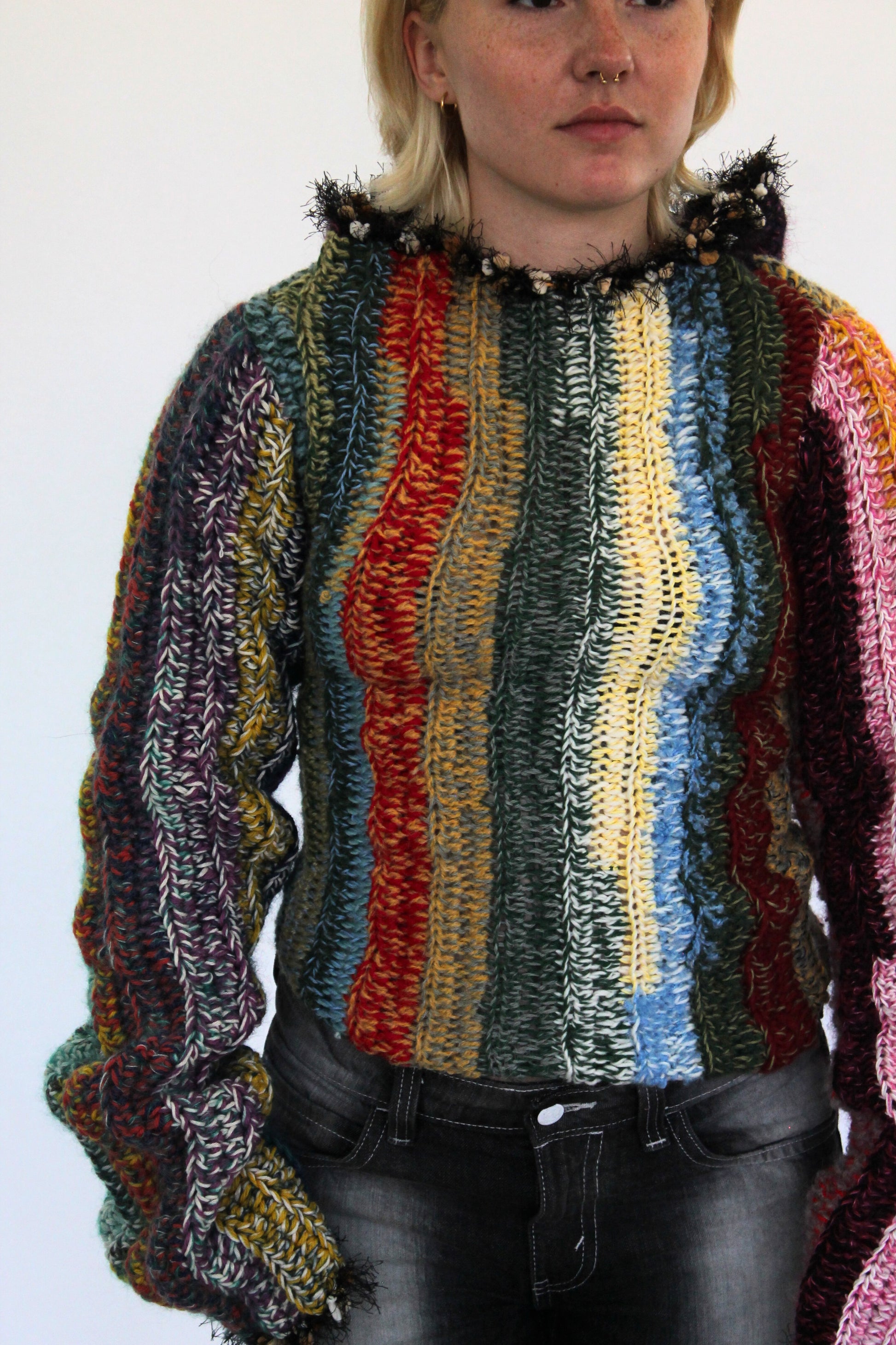 Sweater with hood