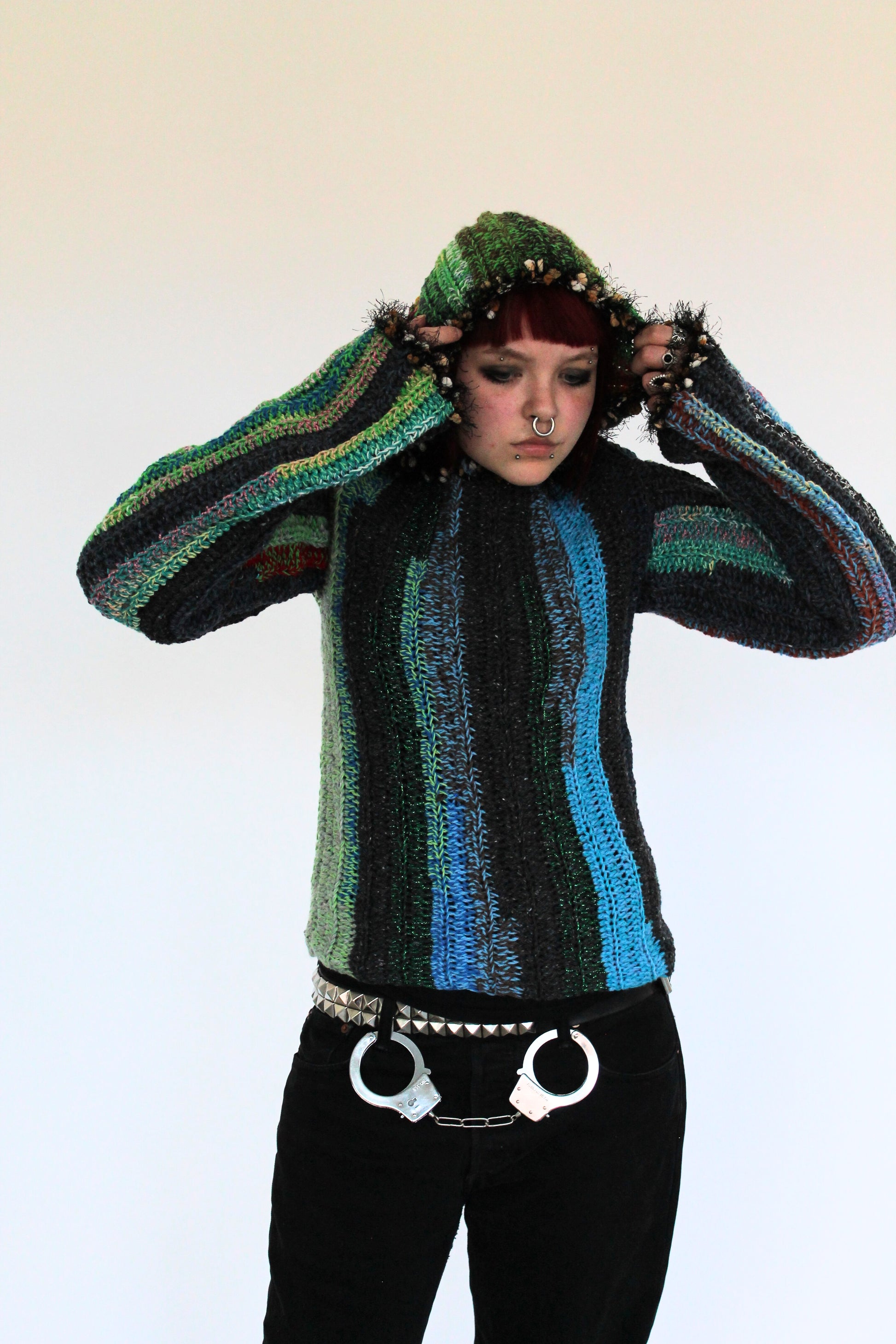 Sweater with hood