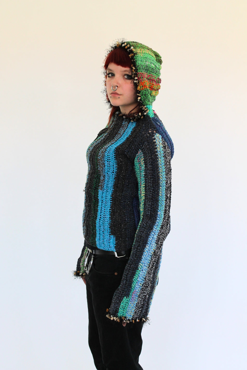Sweater with hood