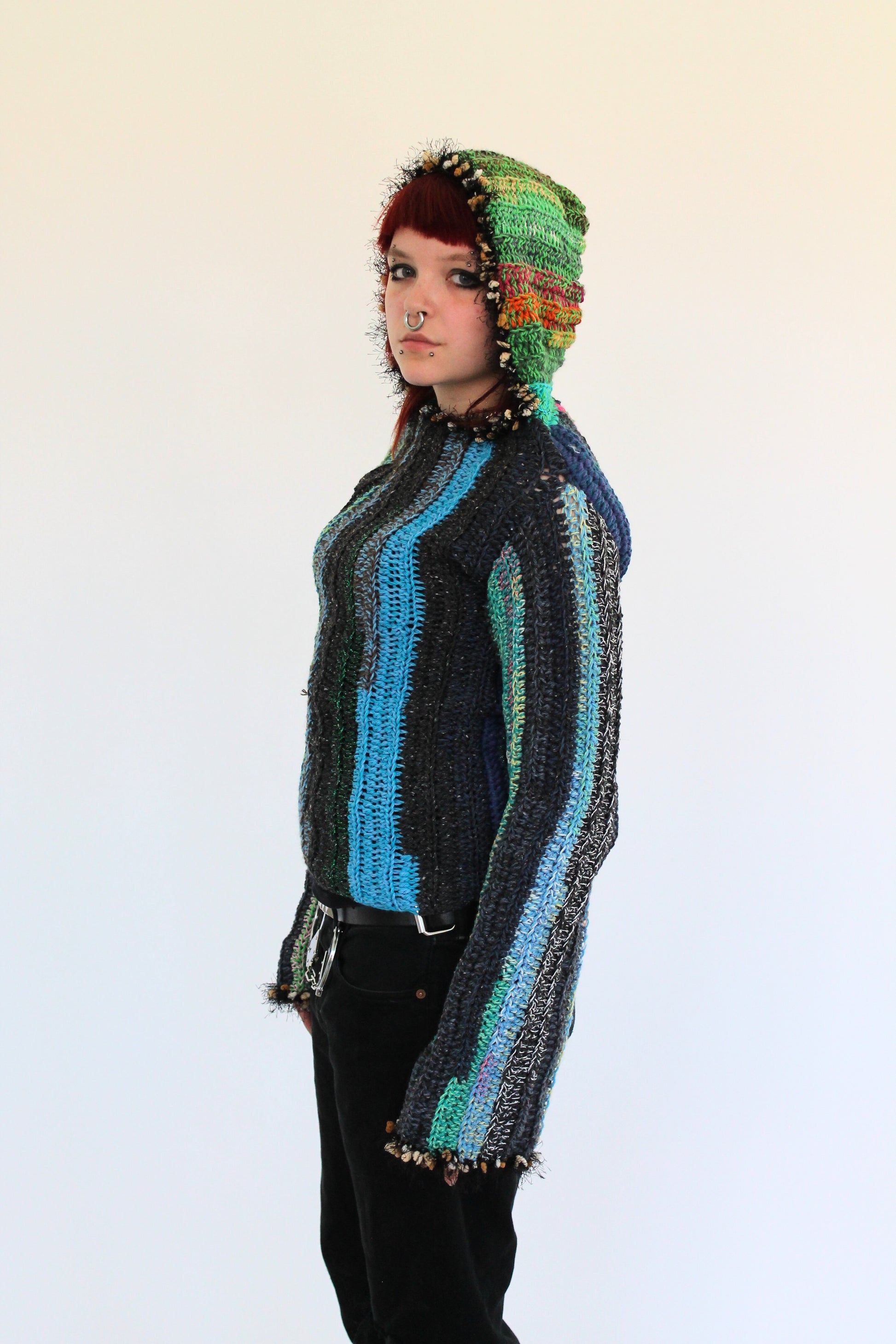 Sweater with hood