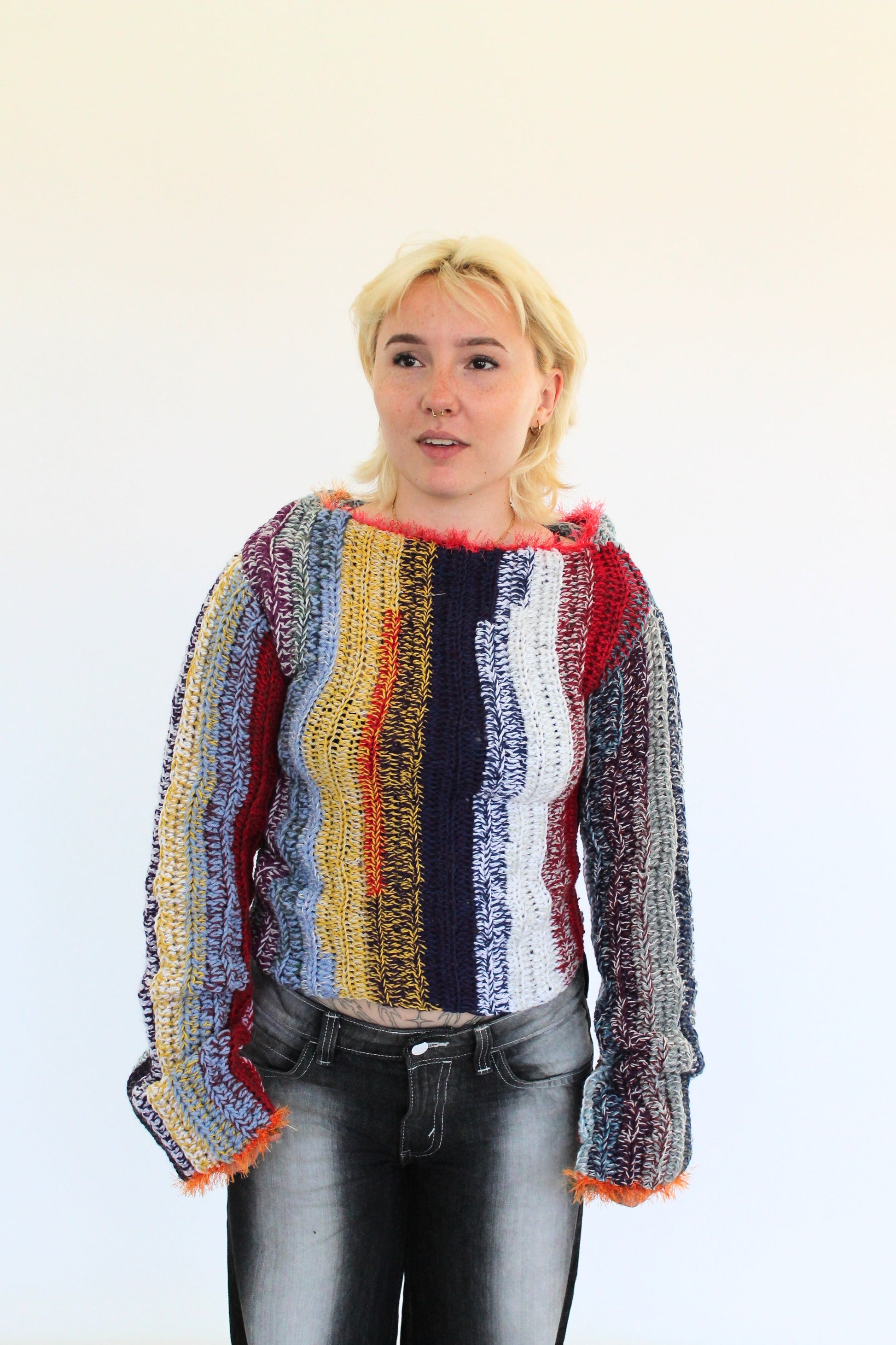 Sweater with hood