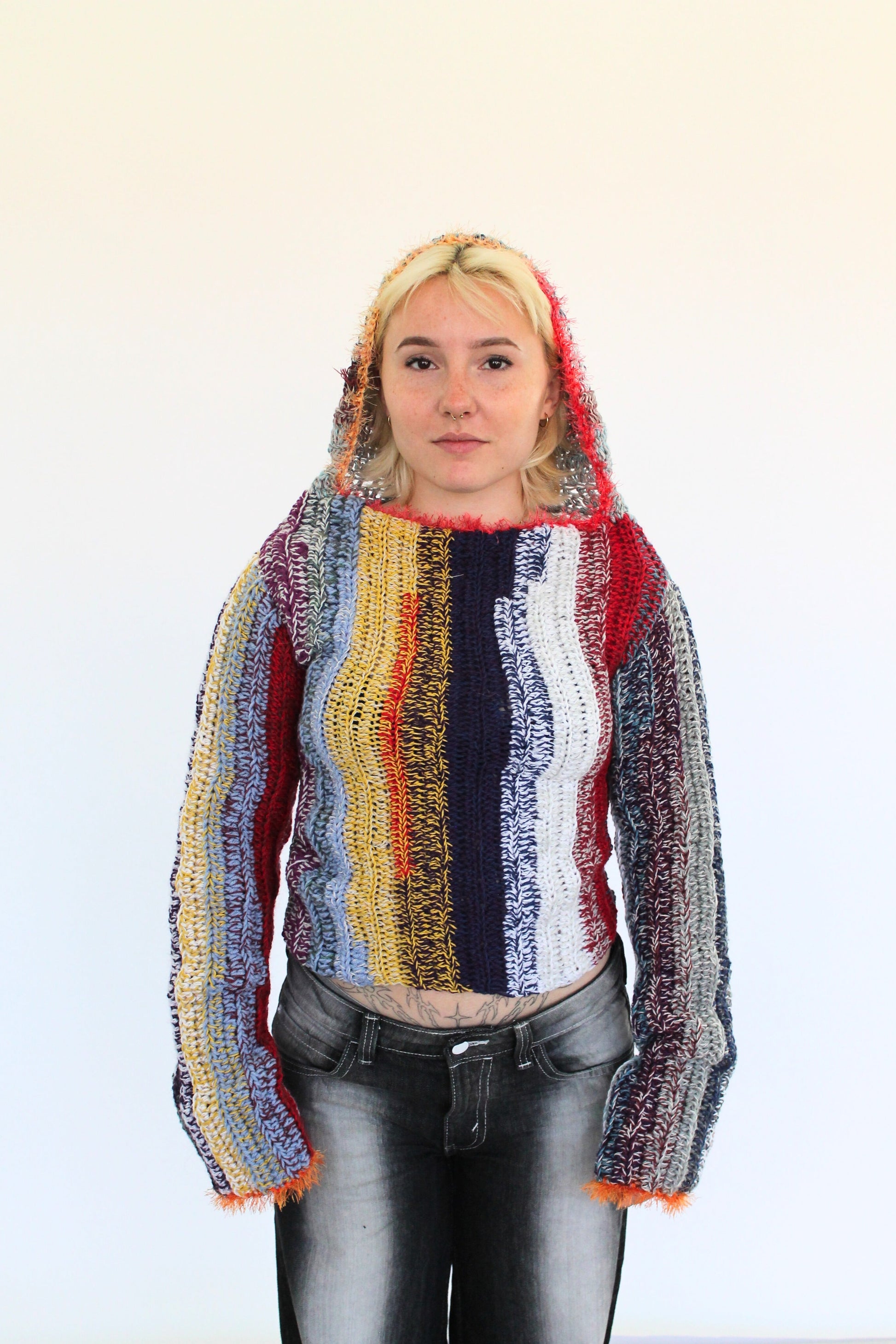 Sweater with hood
