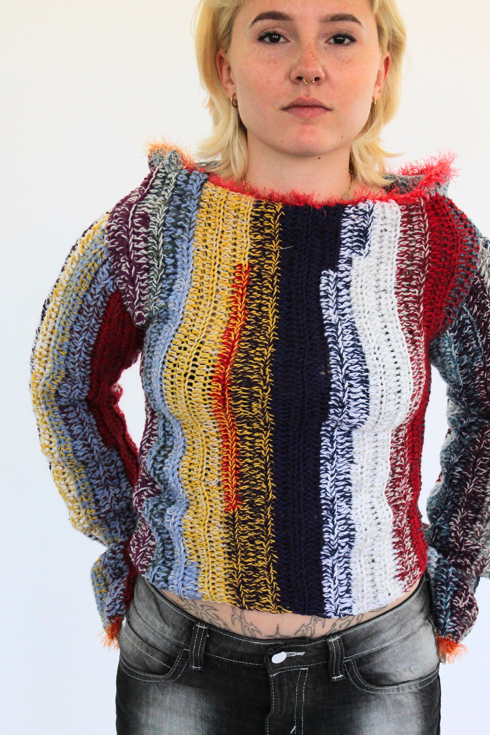 Sweater with hood