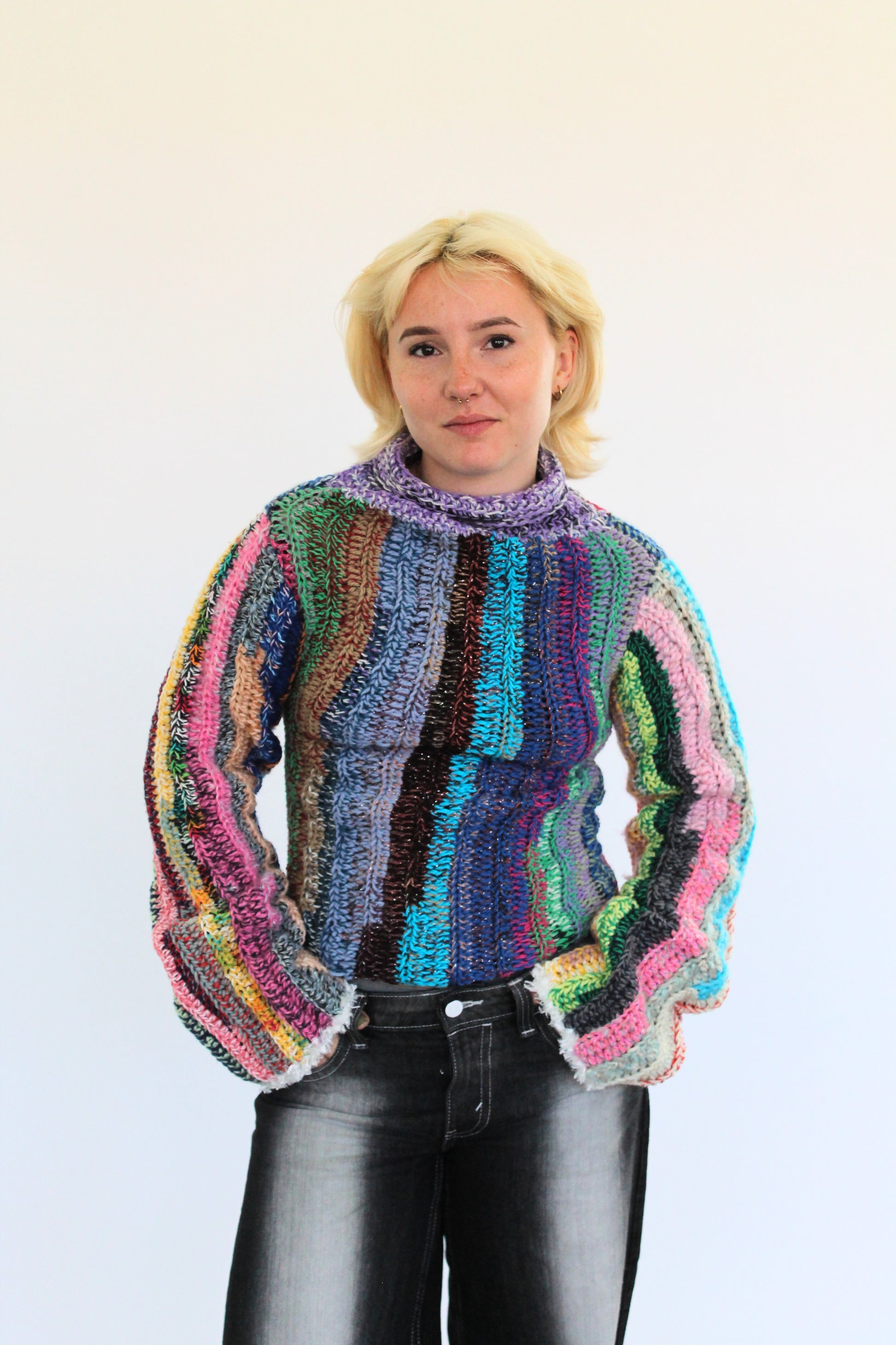 Sweater with turtleneck