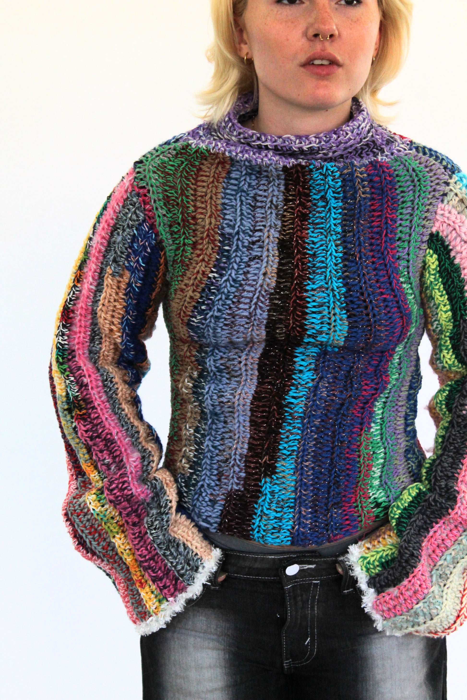 Sweater with turtleneck