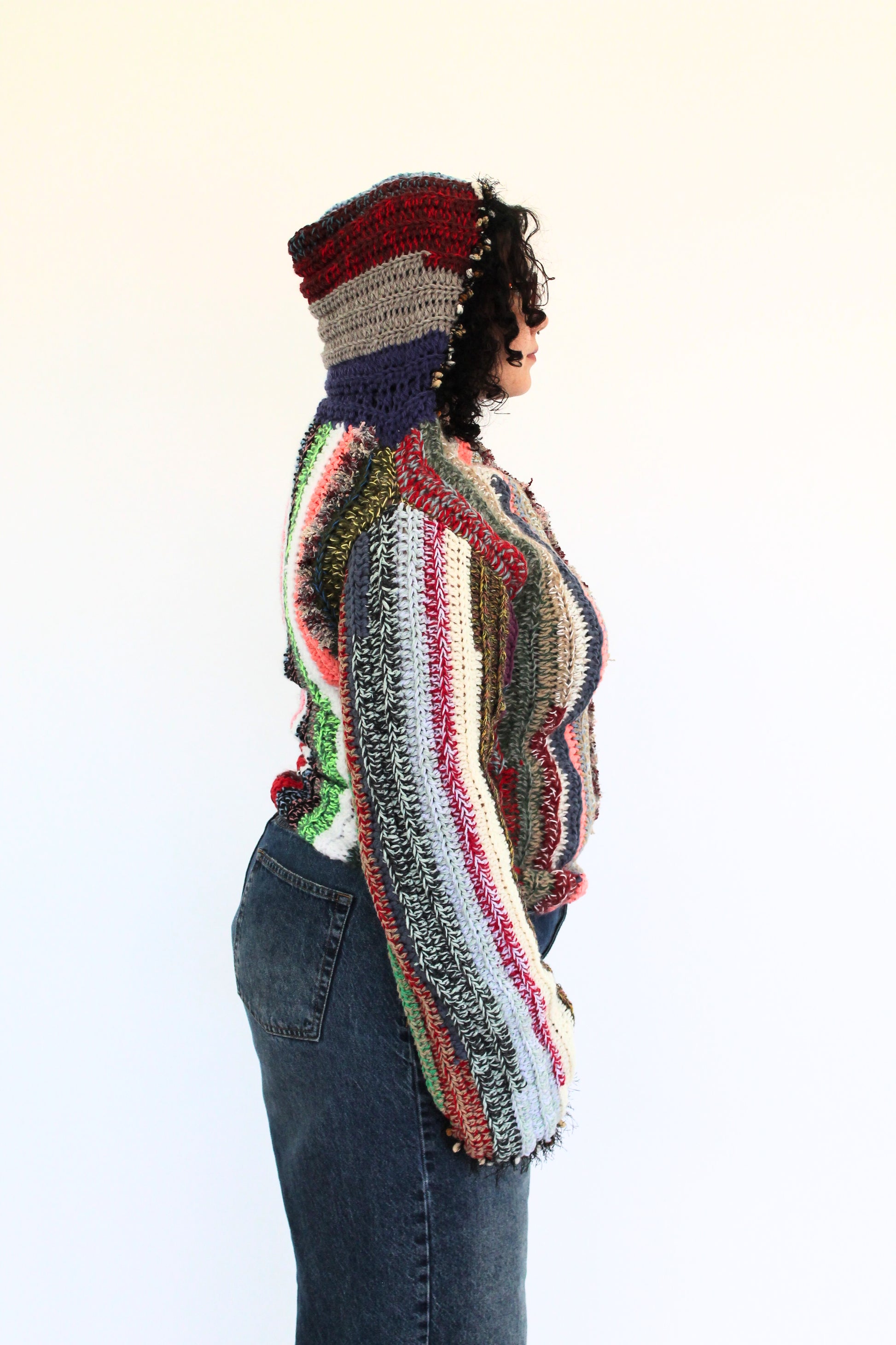 Sweater with hood