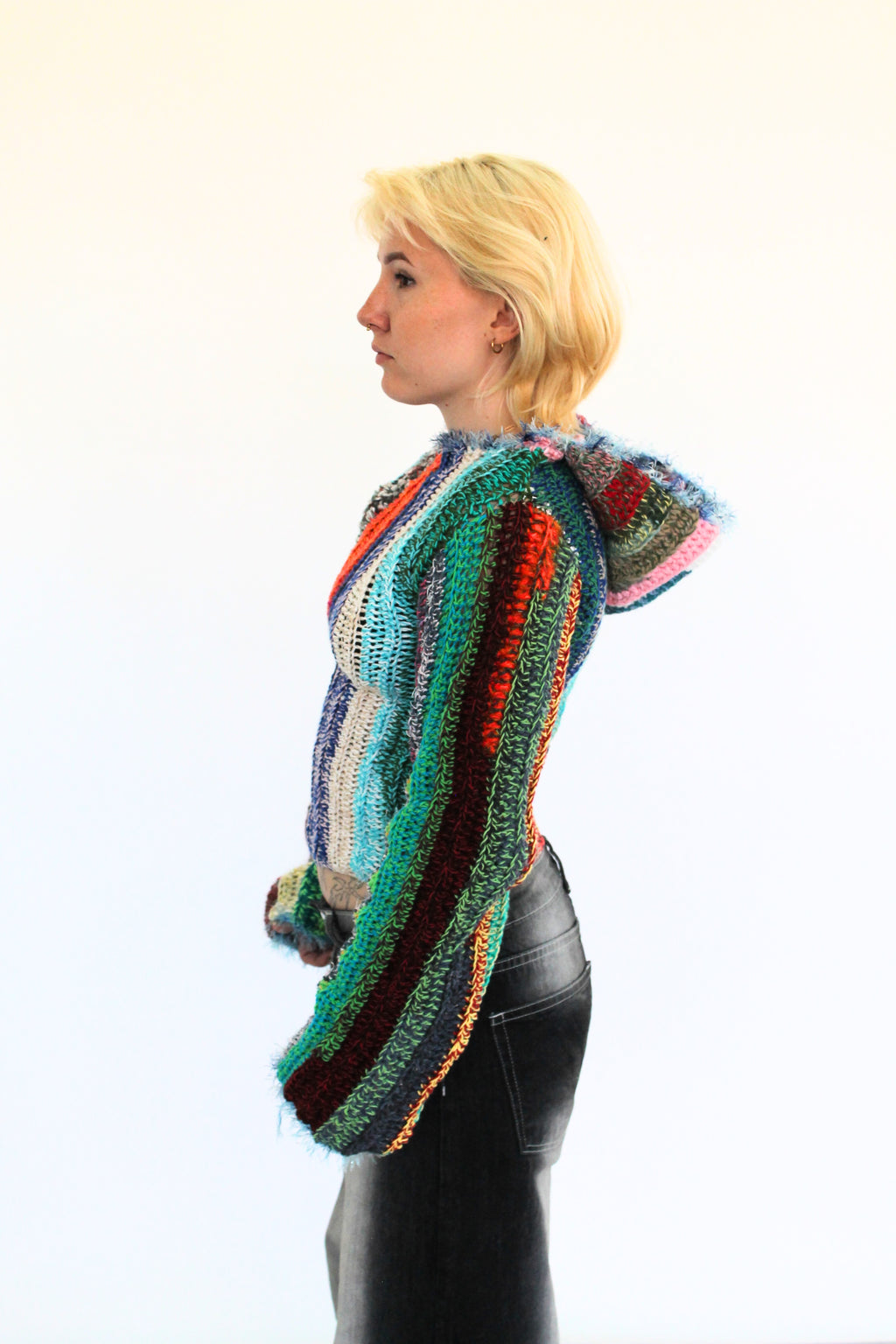 Sweater with hood