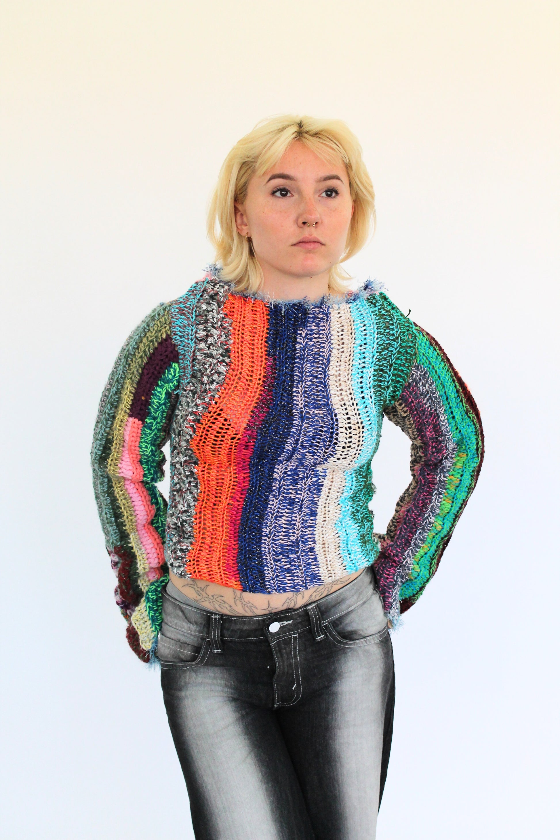 Sweater with hood