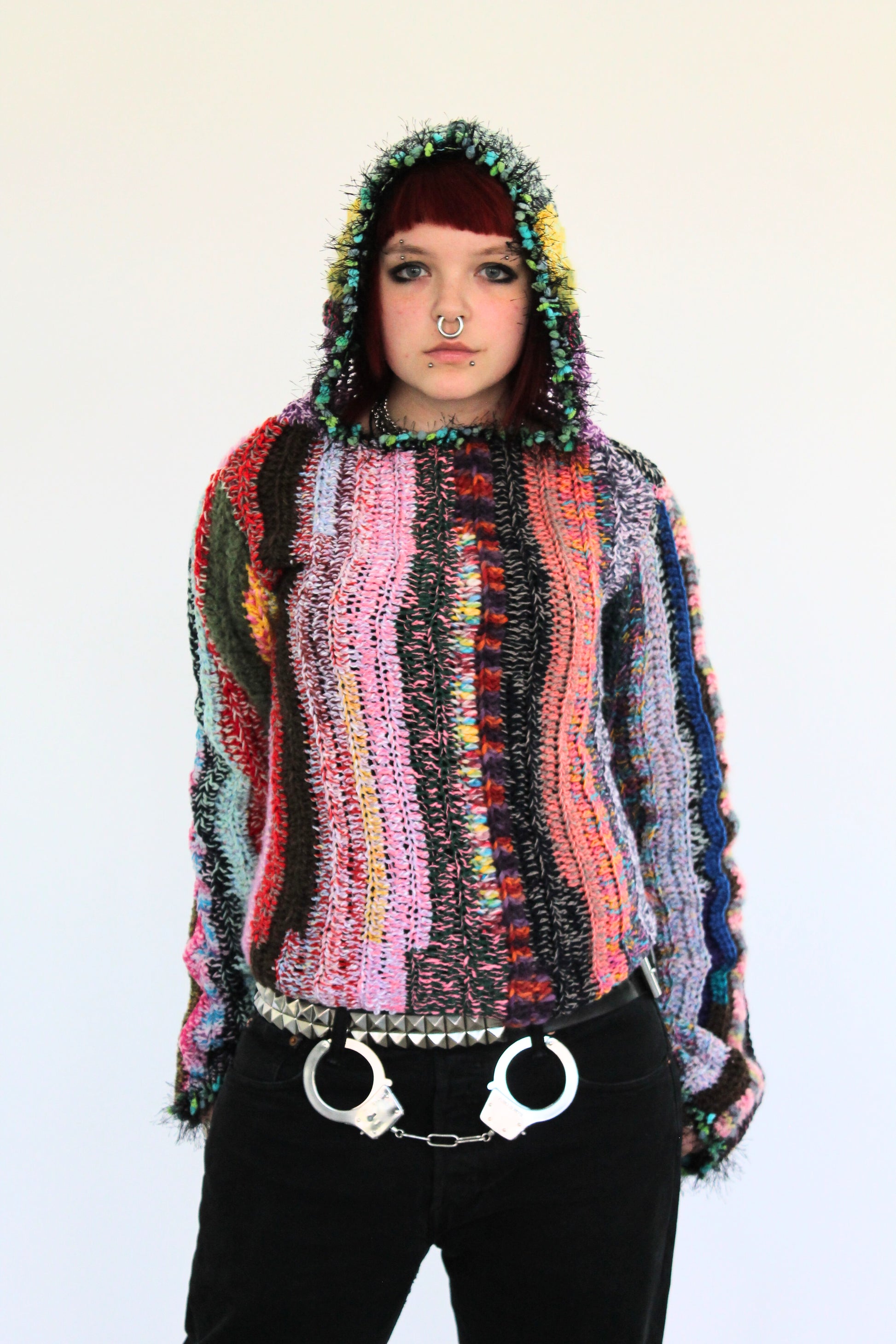 Sweater with hood