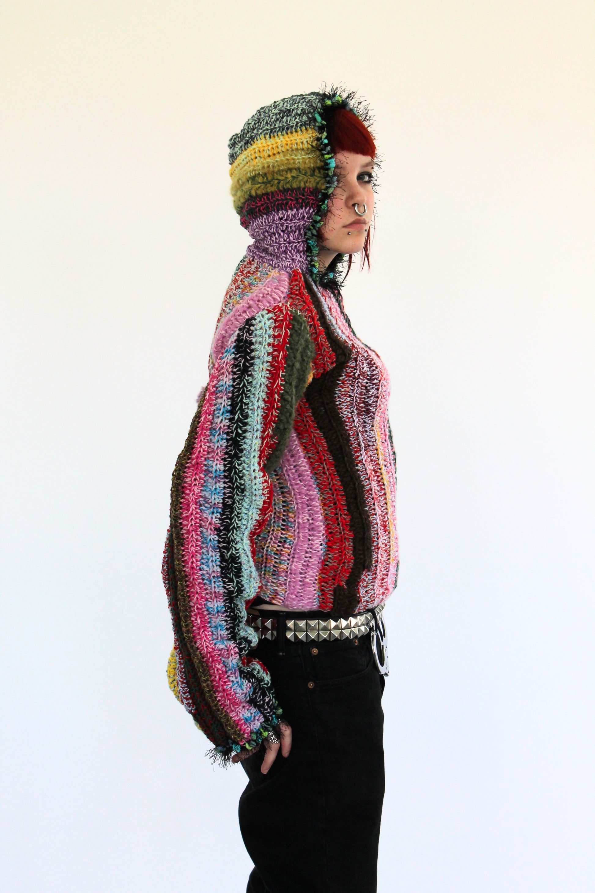 Sweater with hood
