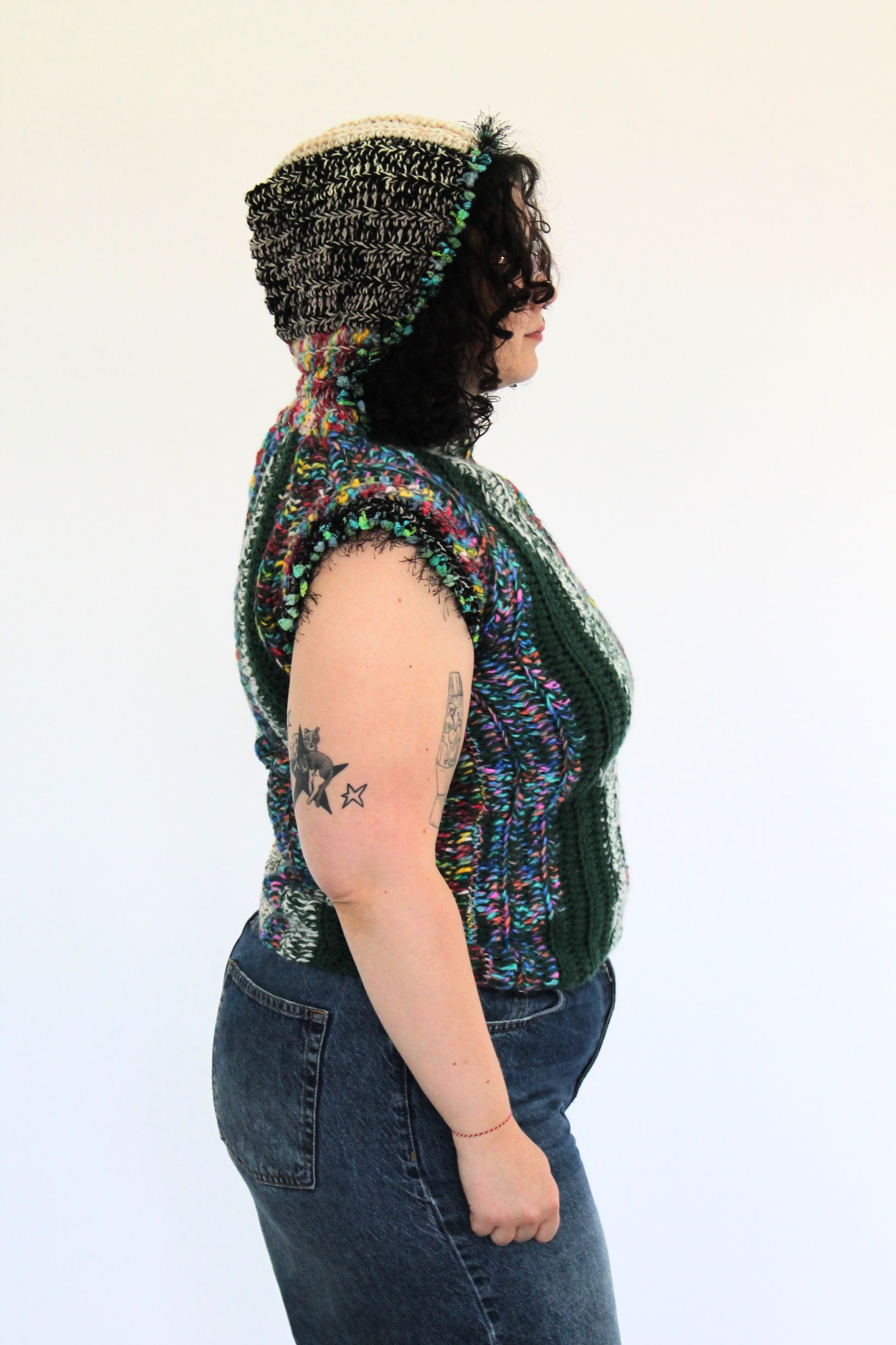 T-shirt with hood
