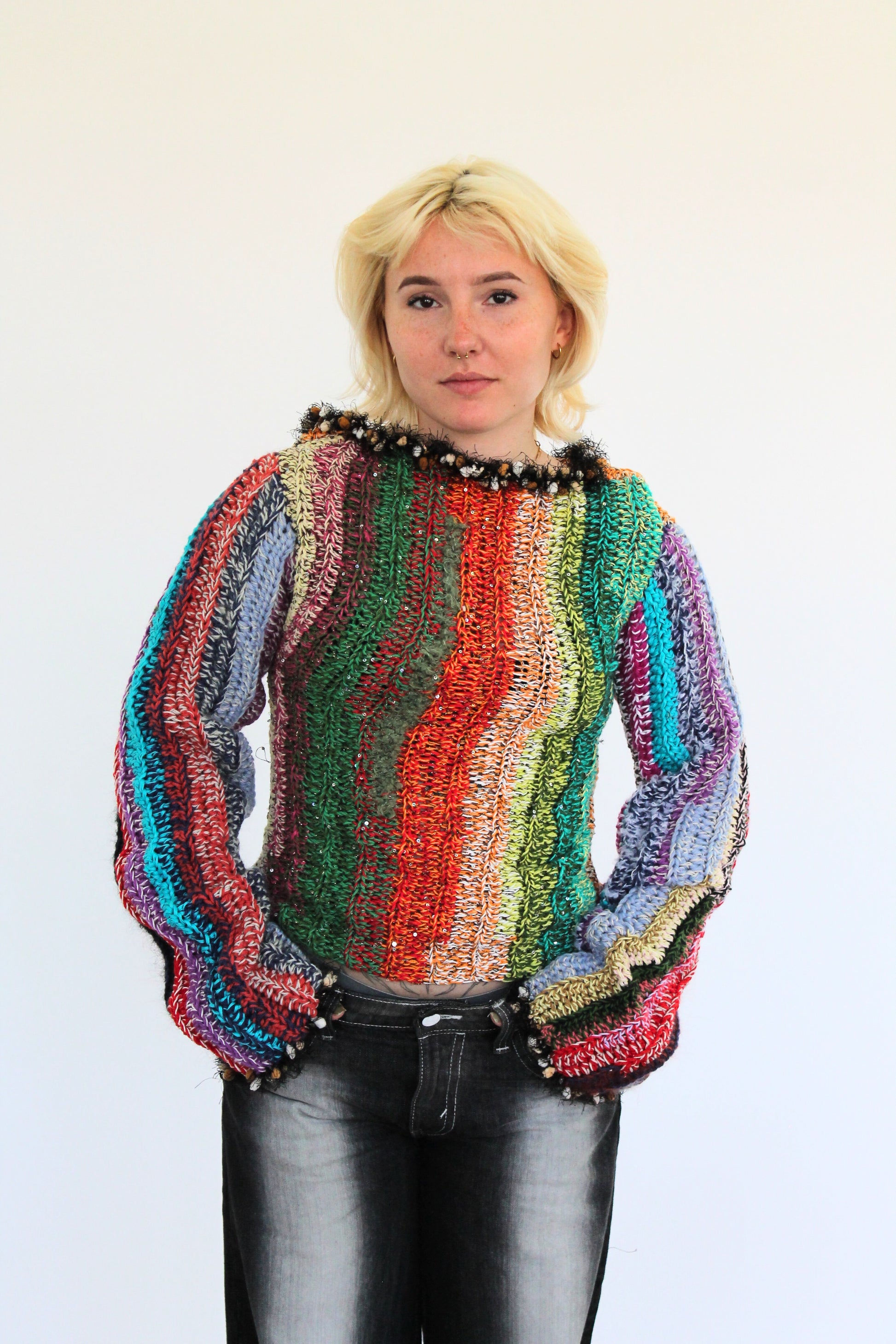 Sweater with hood