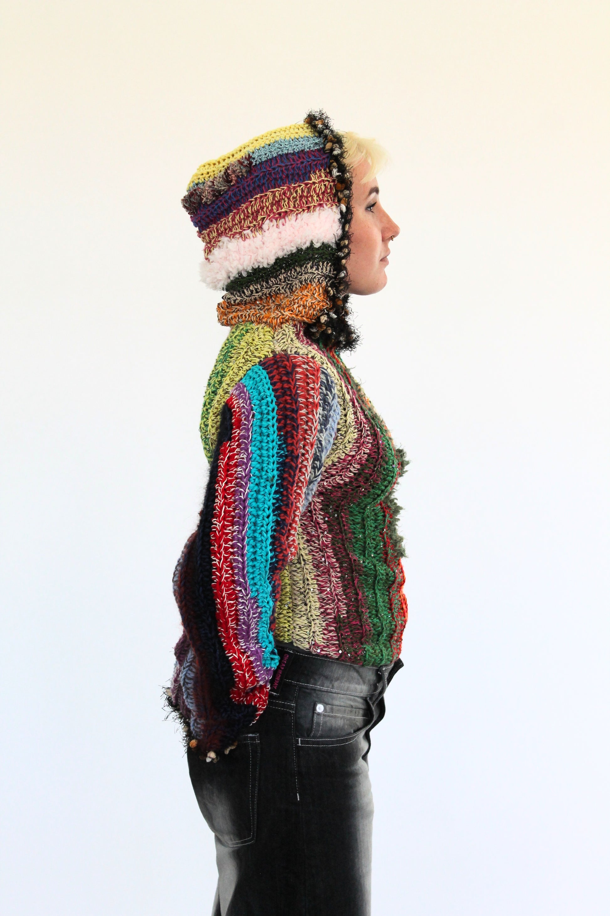 Sweater with hood