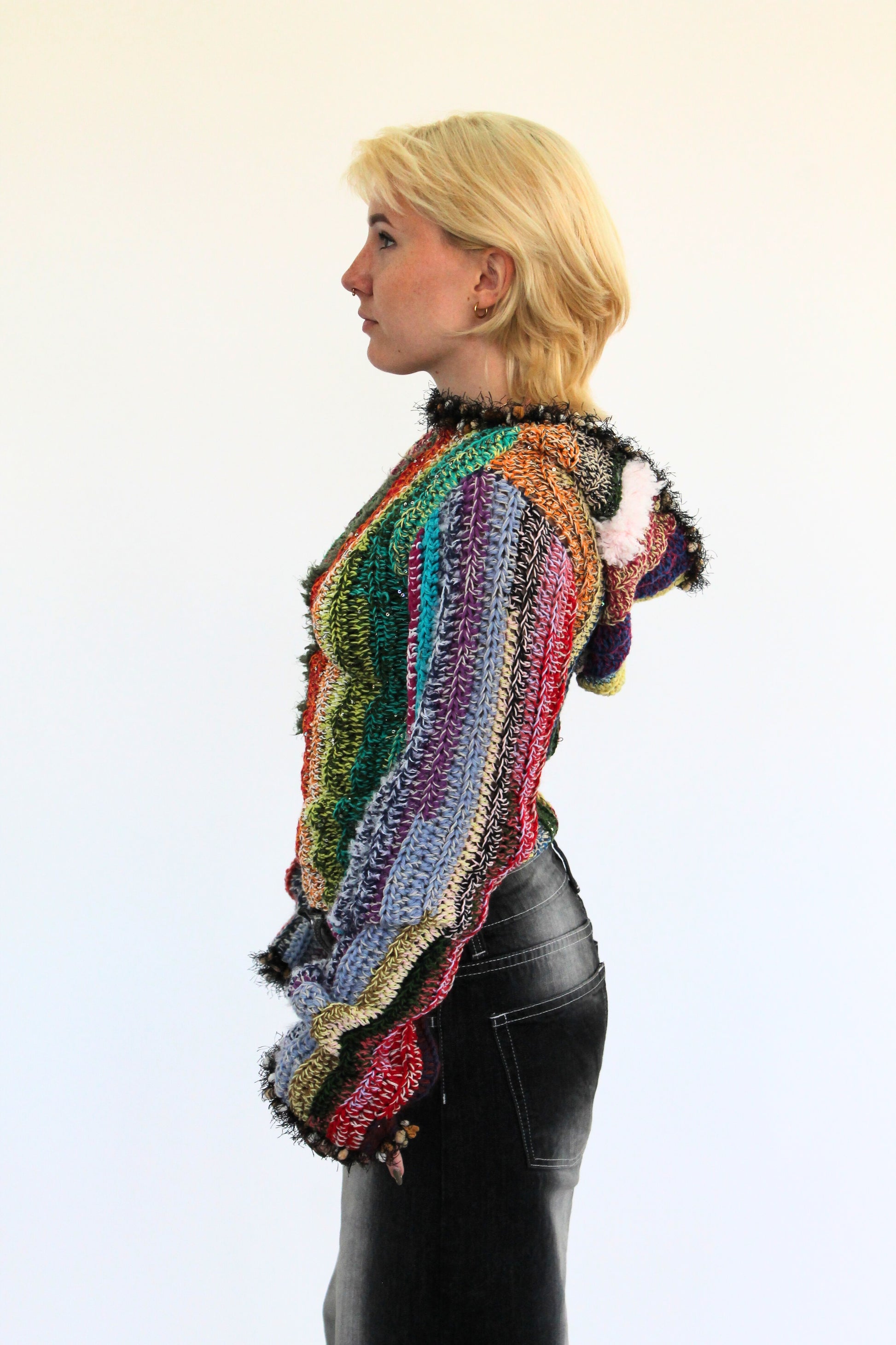 Sweater with hood