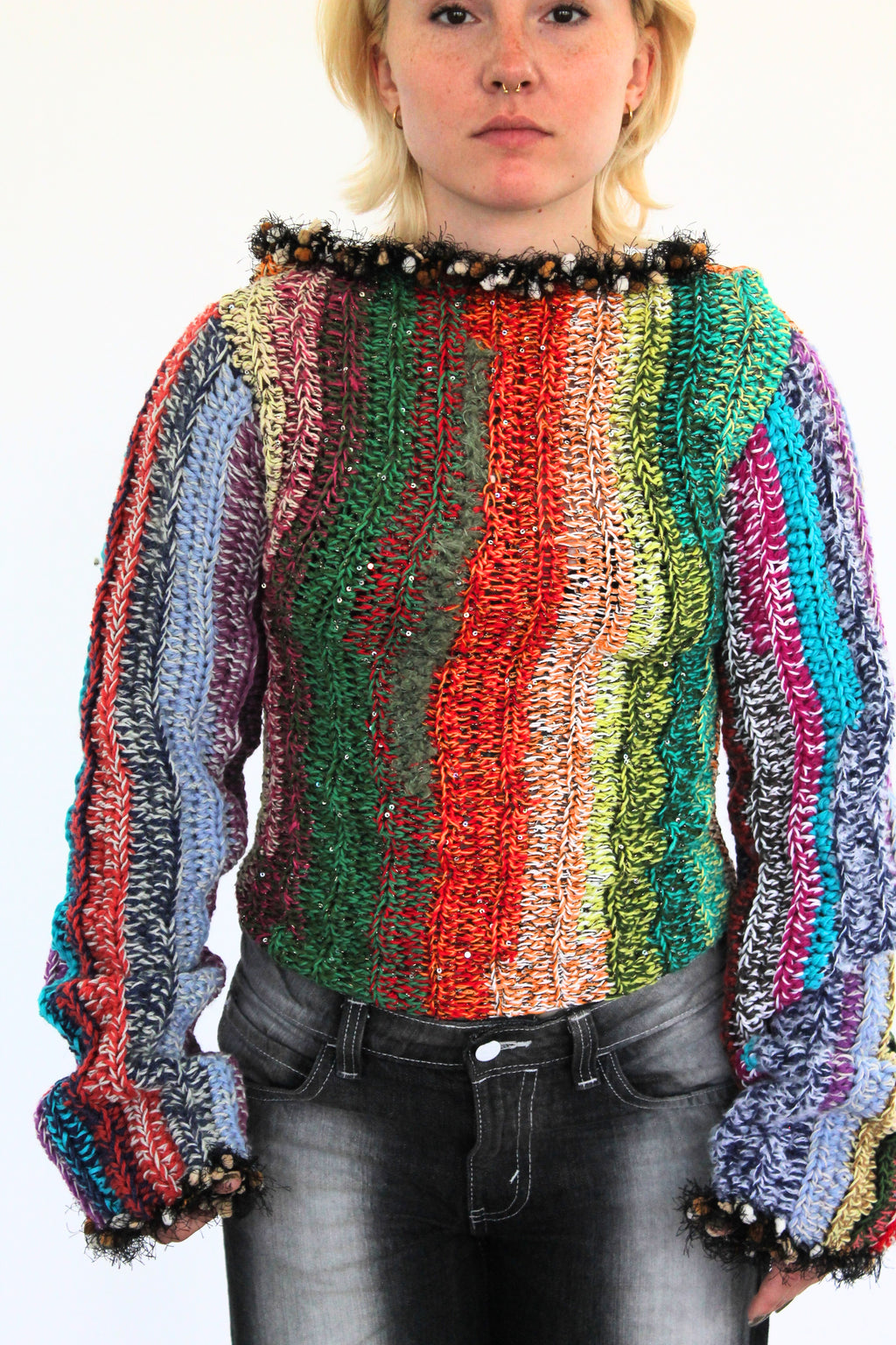 Sweater with hood