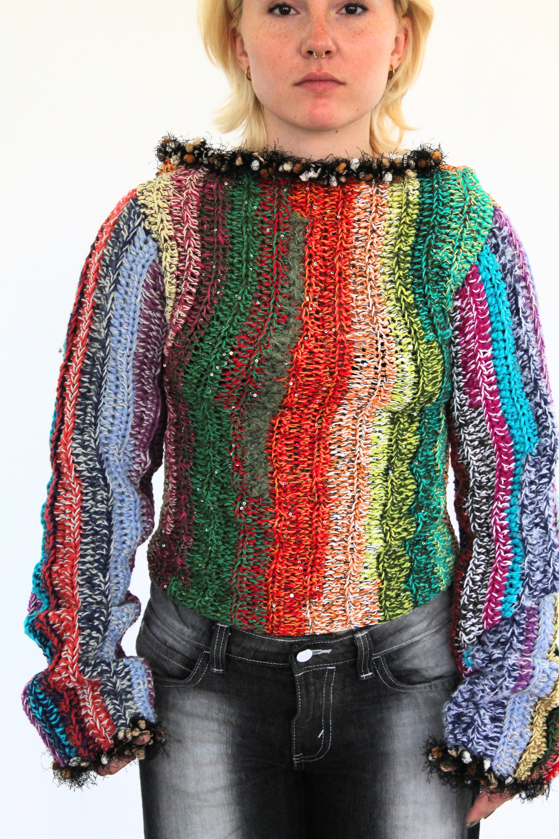 Sweater with hood