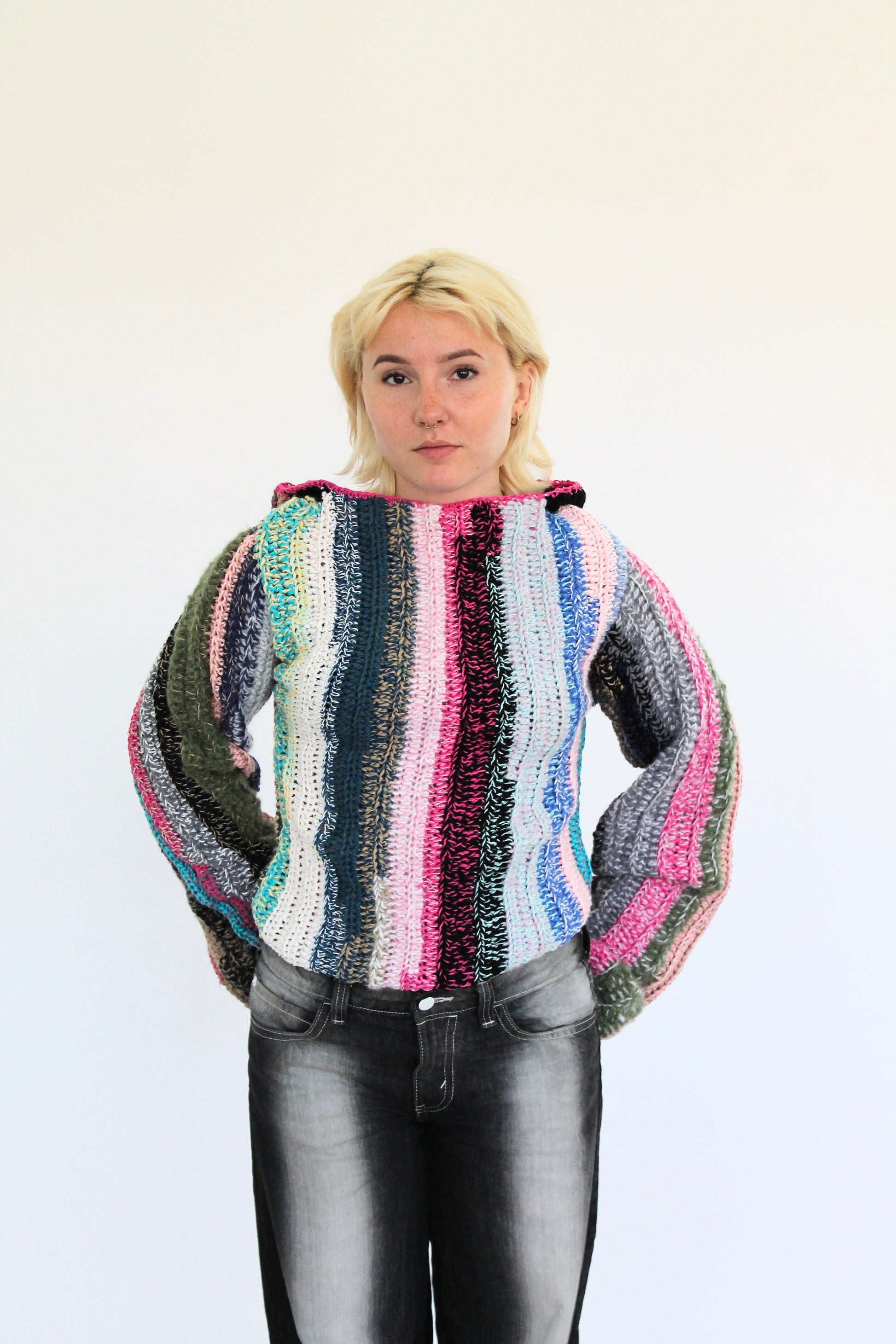 Sweater with hood