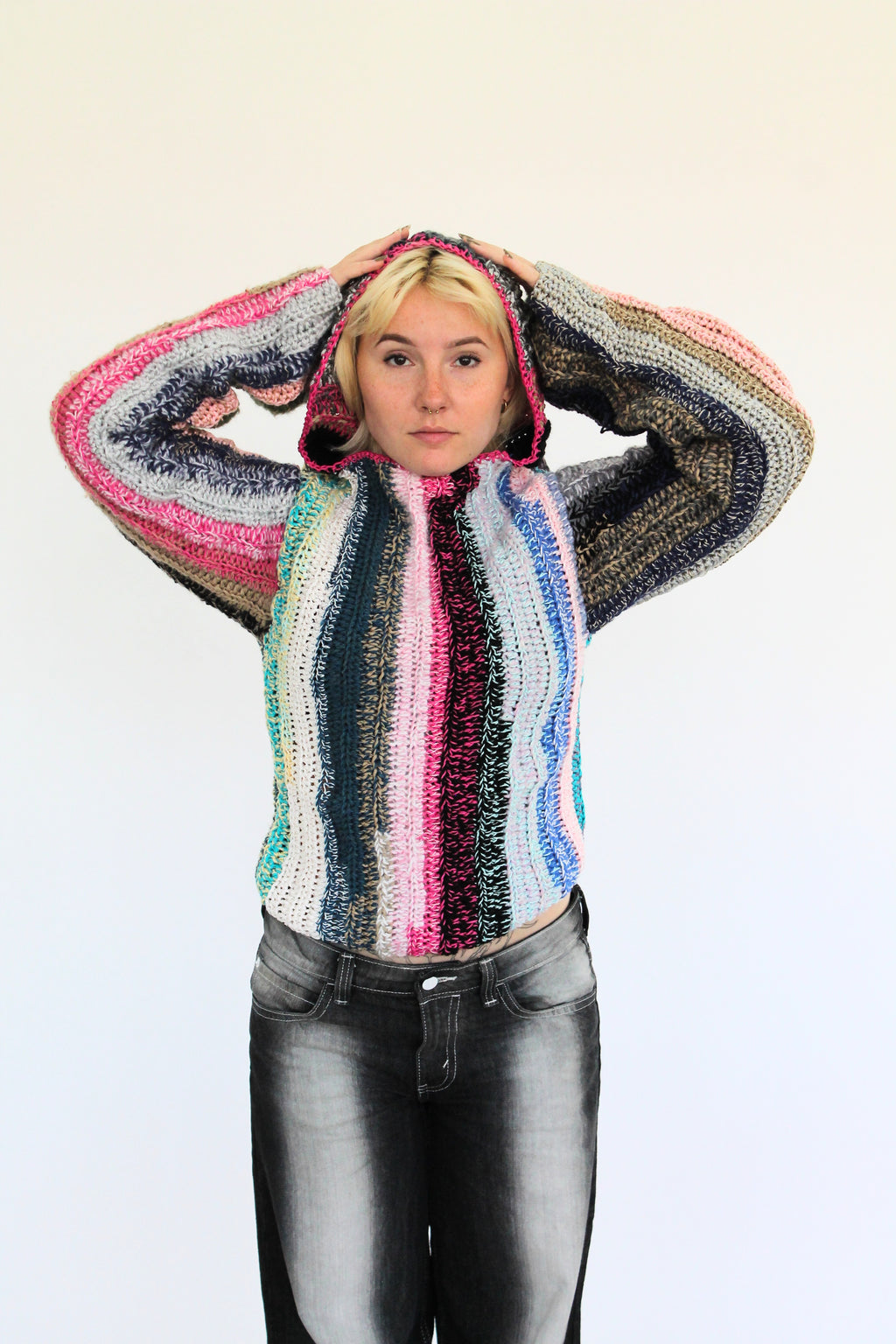 Sweater with hood