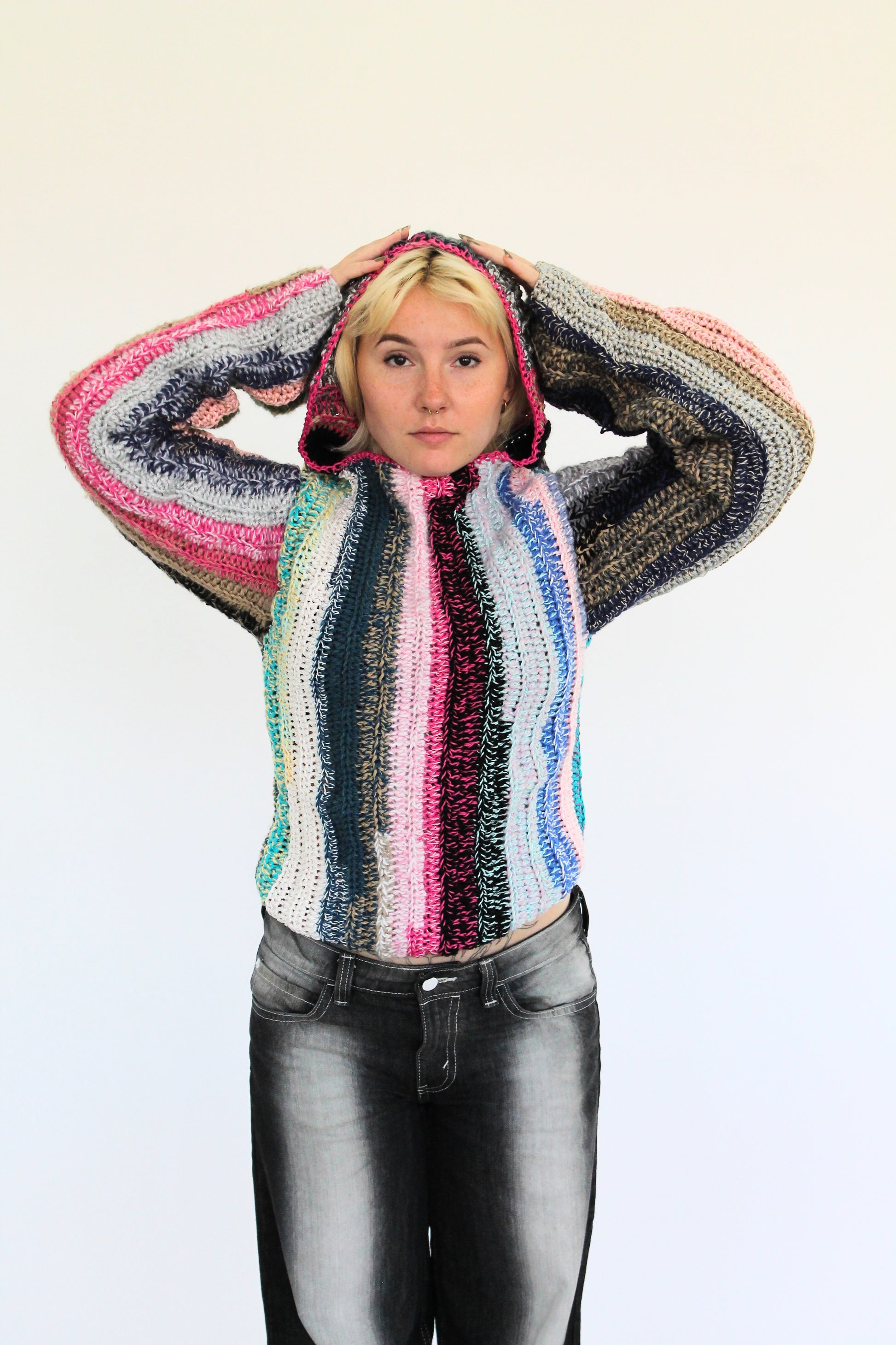 Sweater with hood
