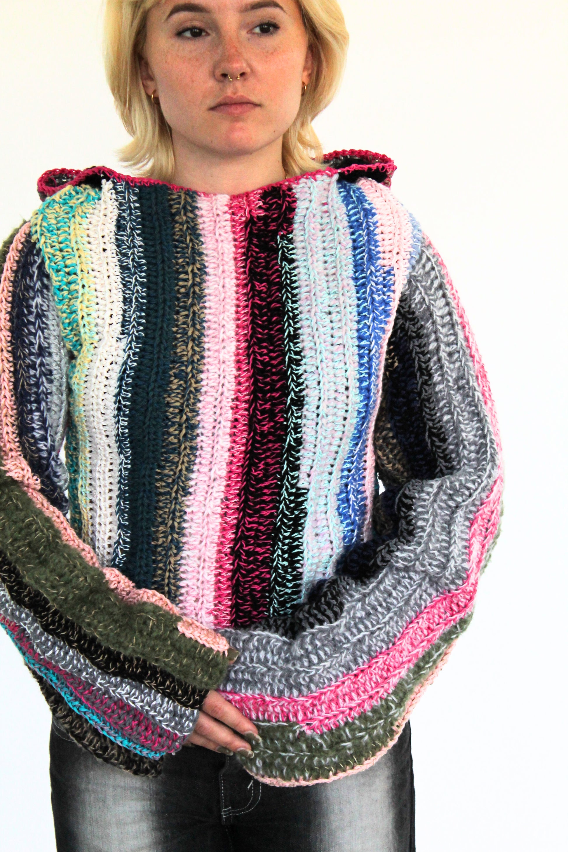 Sweater with hood