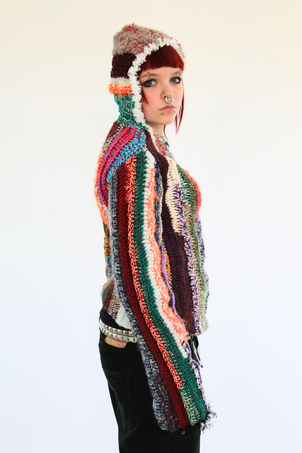 Sweater with hood