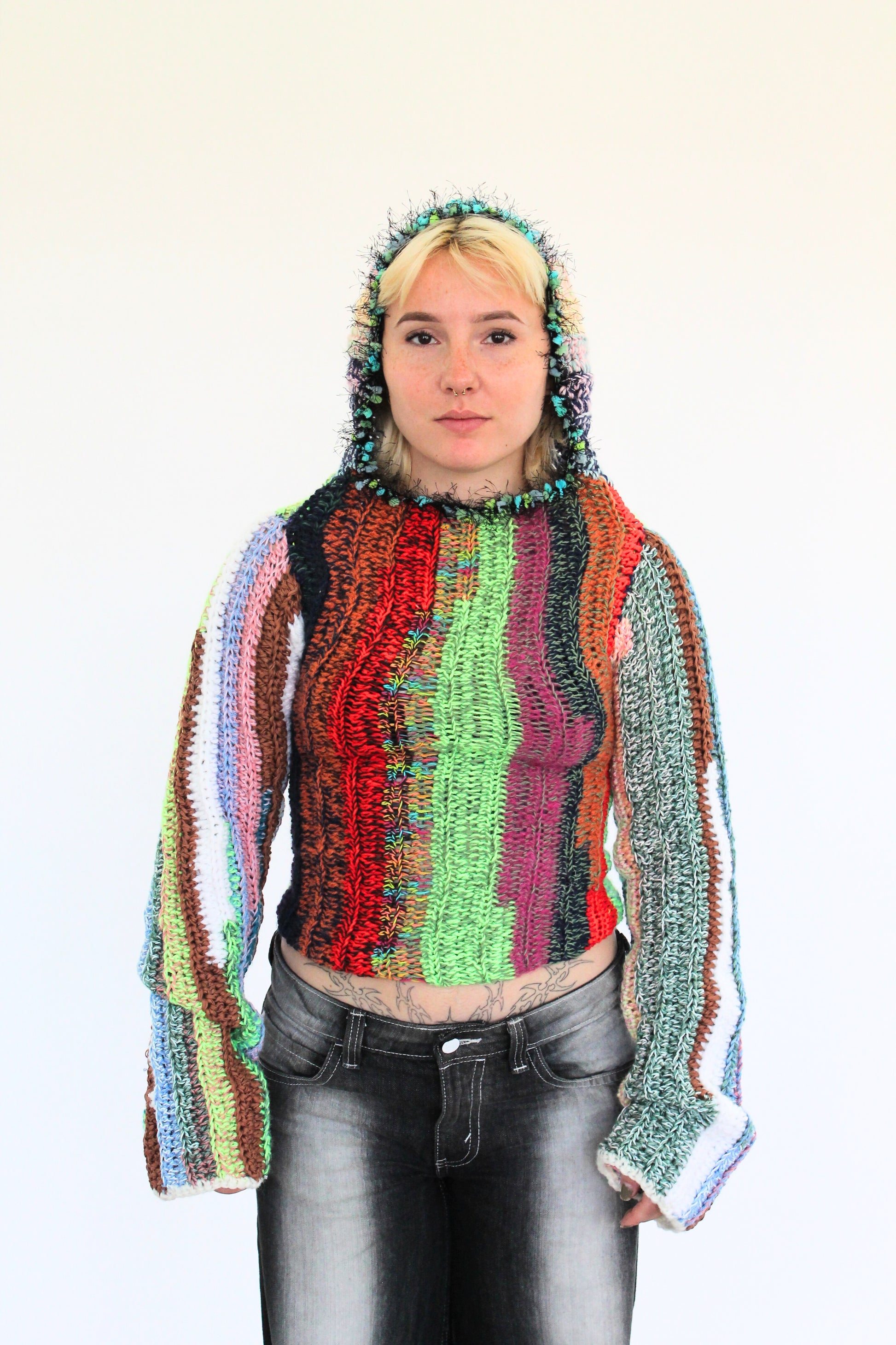 Sweater with hood