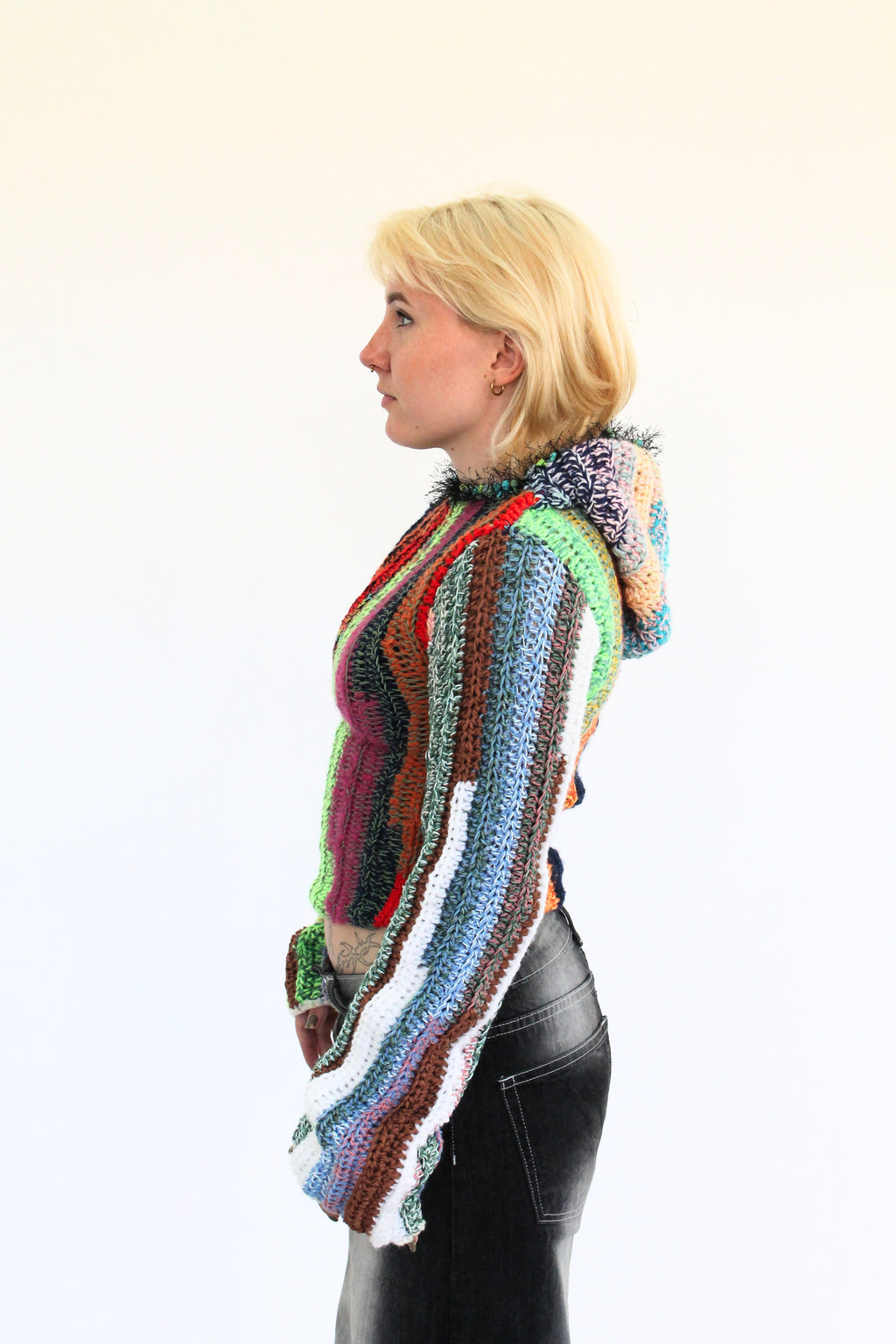 Sweater with hood