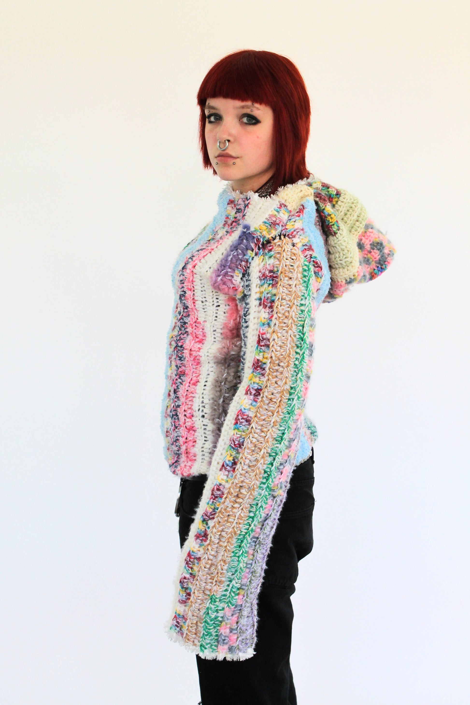 Sweater with hood