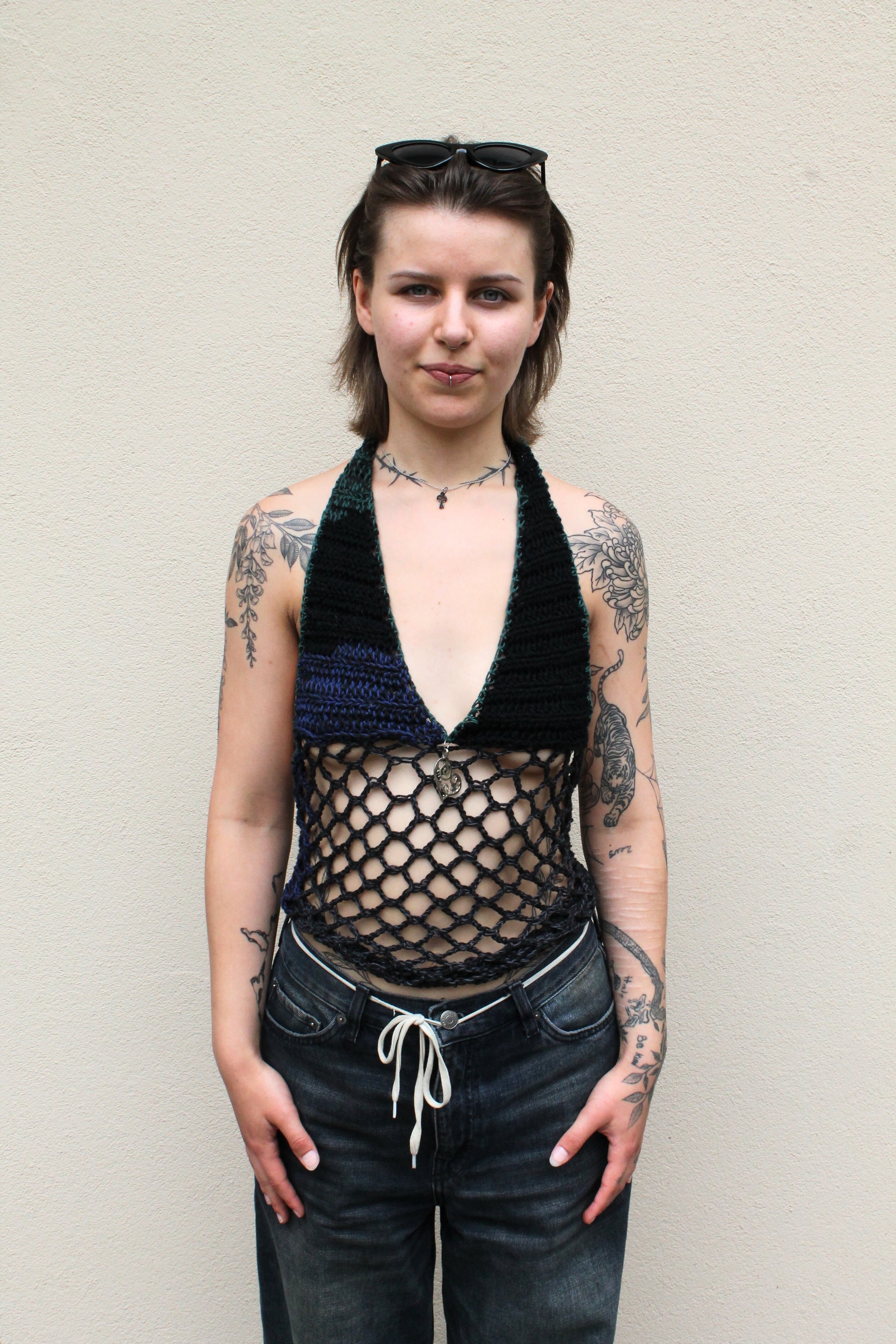 Halter Net Top