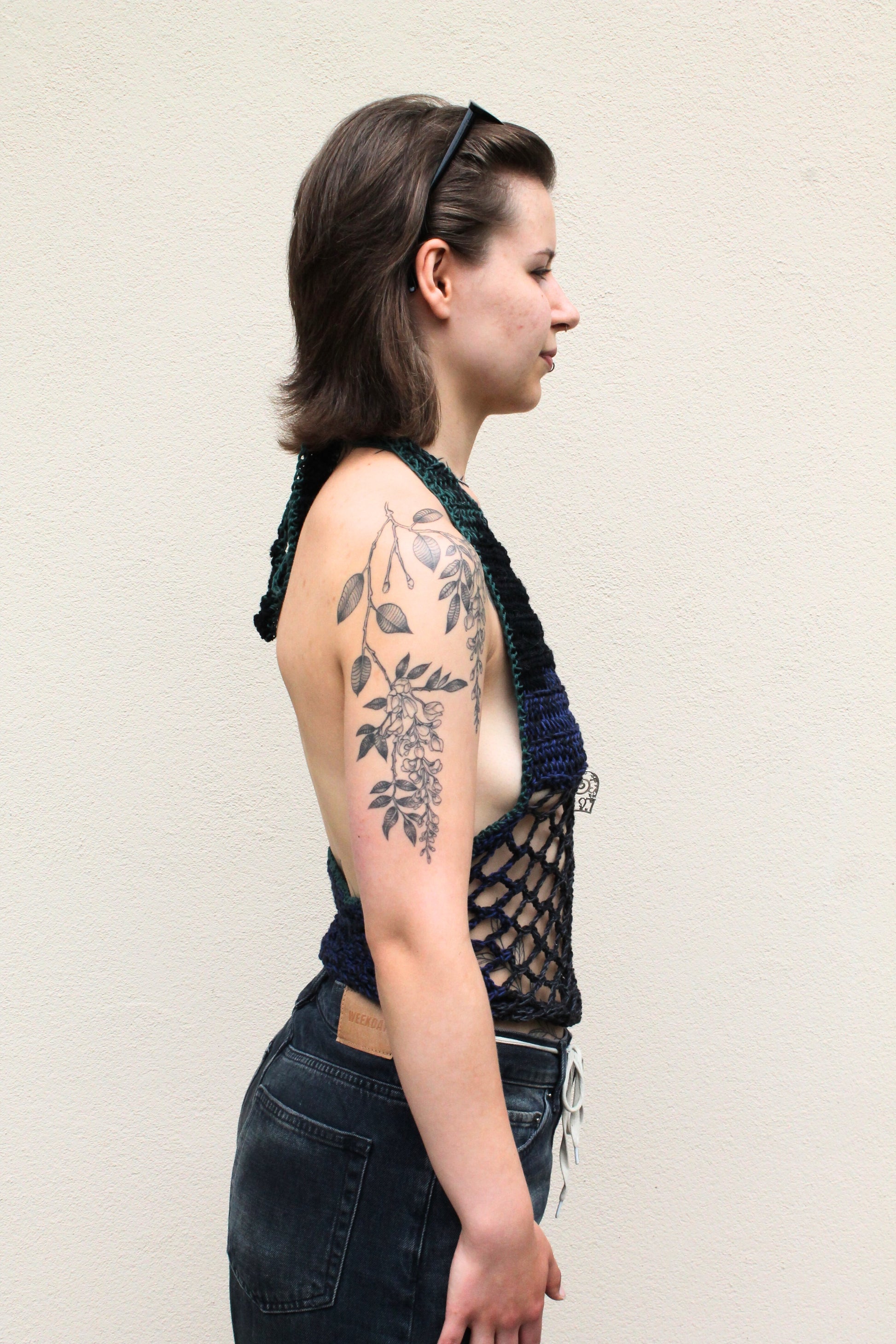 Halter Net Top