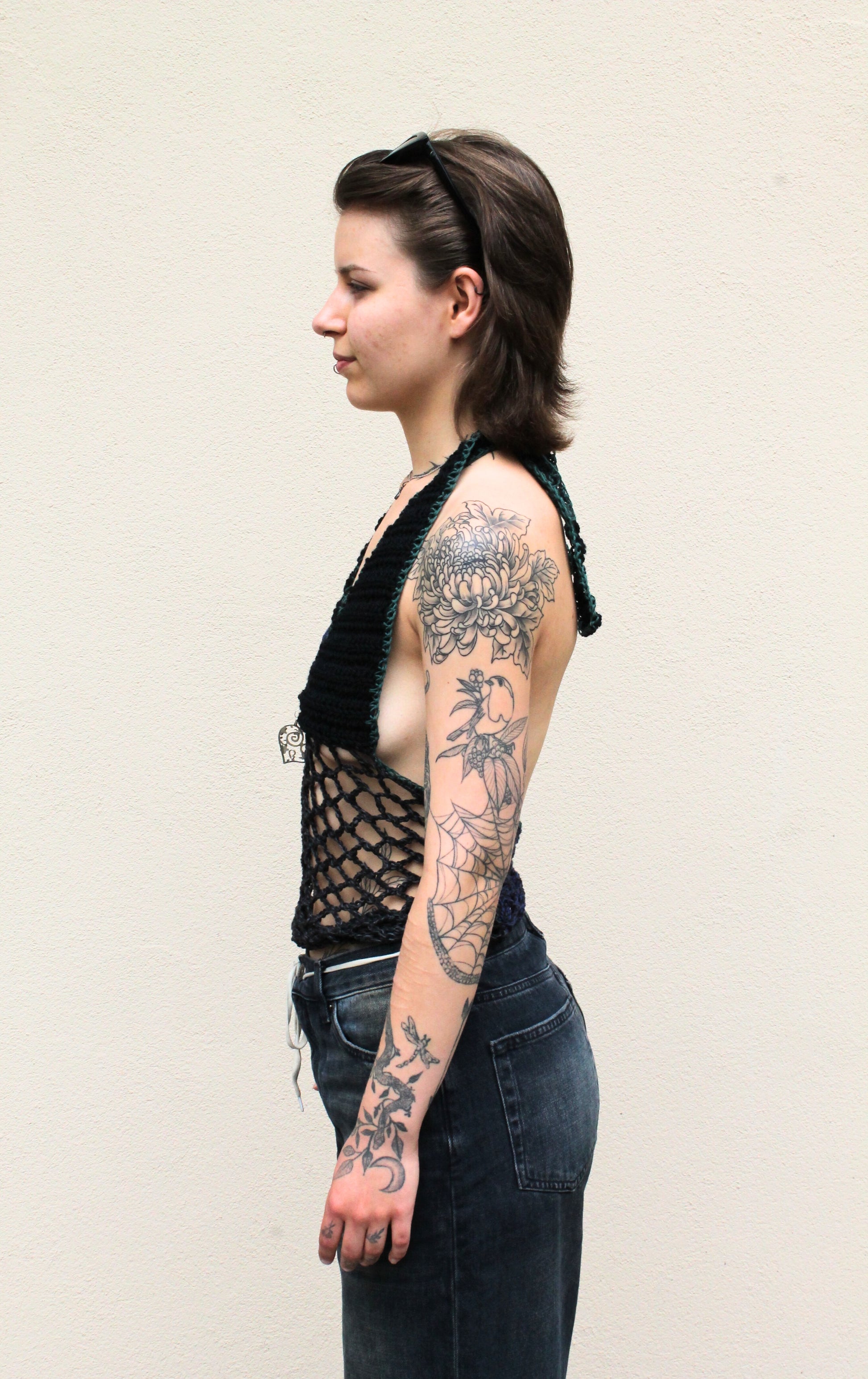 Halter Net Top