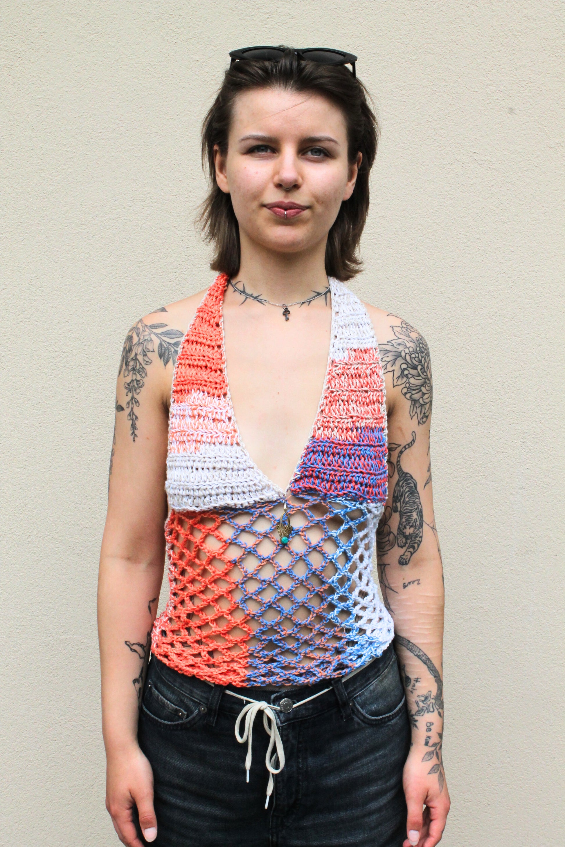 Halter Net Top