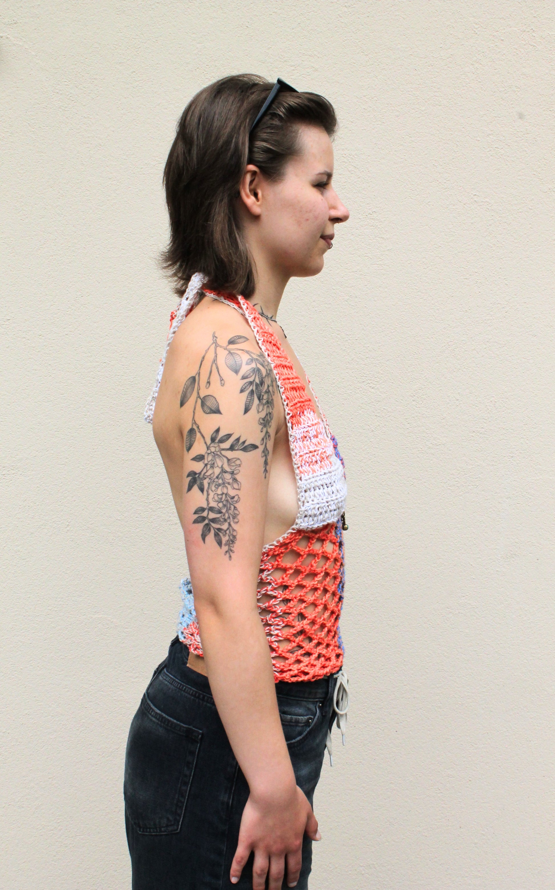Halter Net Top