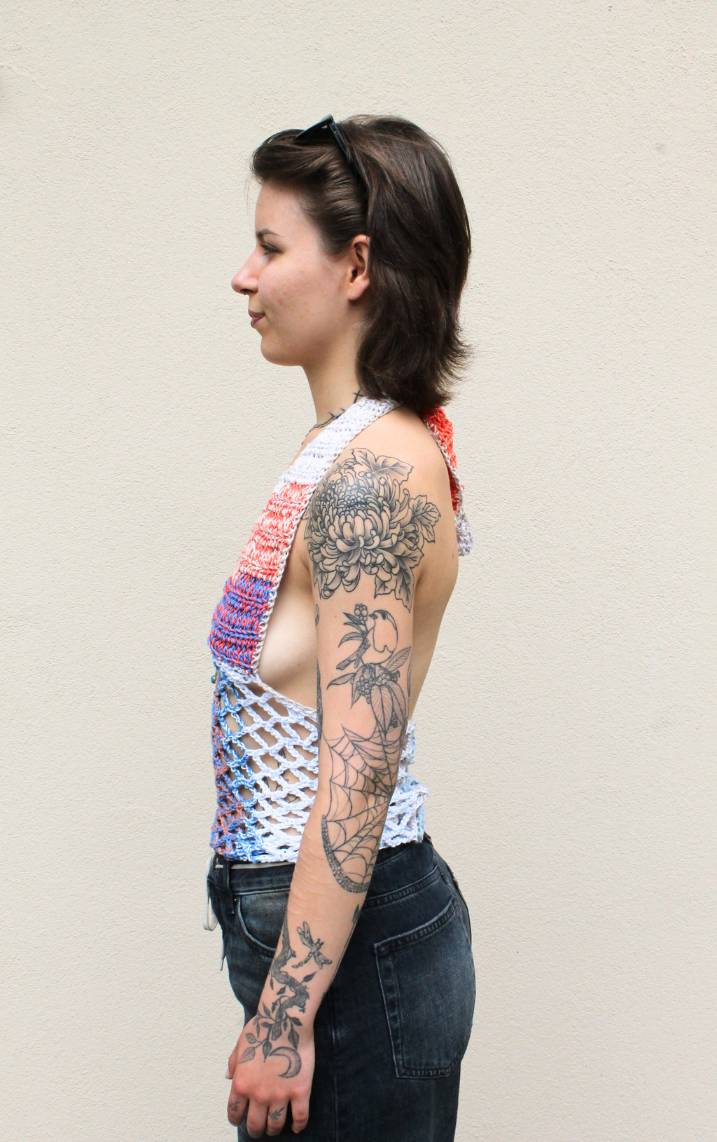 Halter Net Top