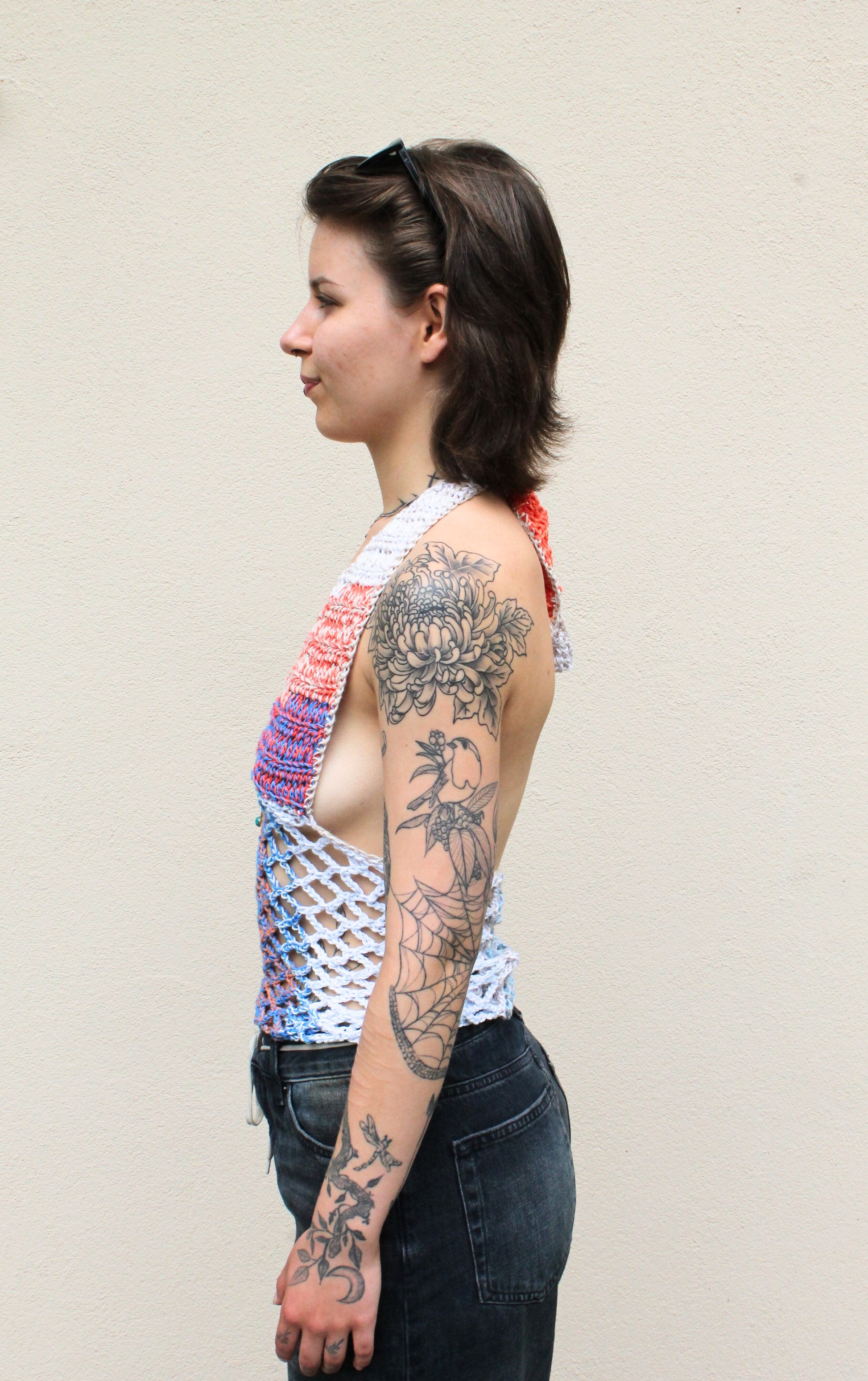 Halter Net Top