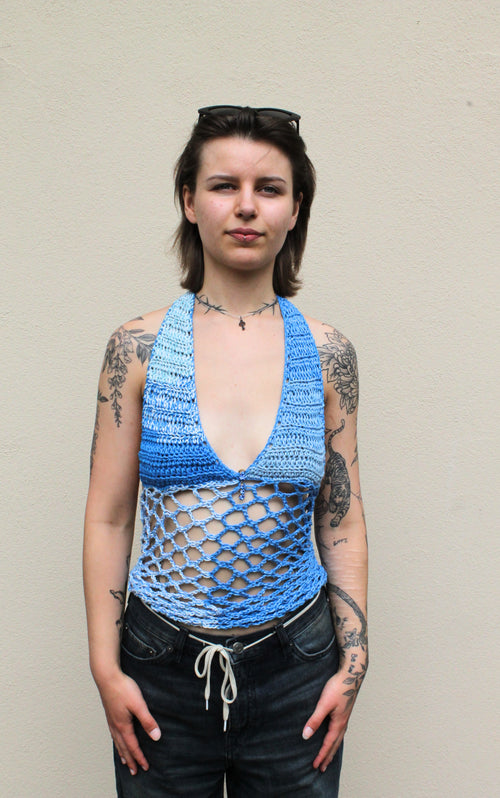Halter Net Top