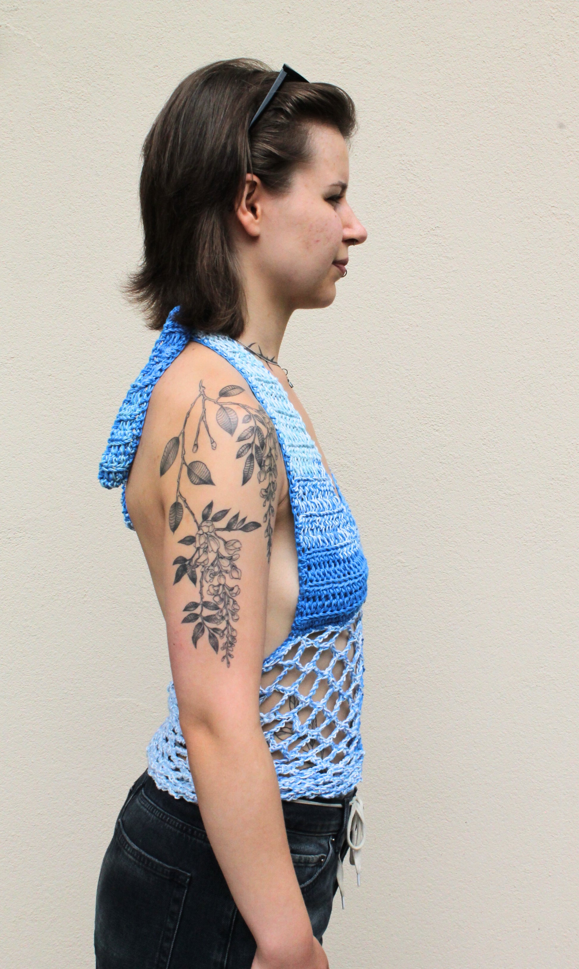 Halter Net Top