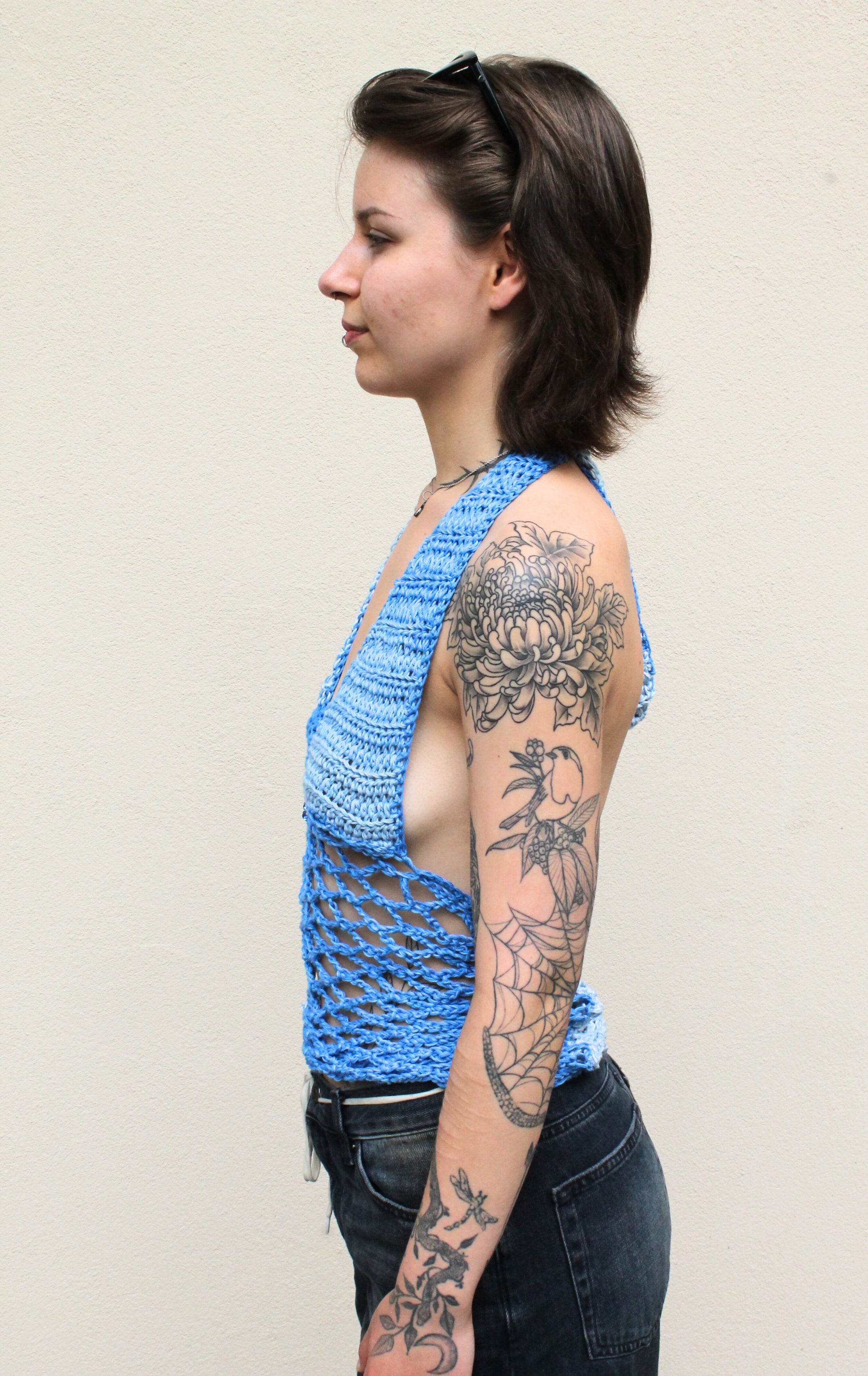 Halter Net Top