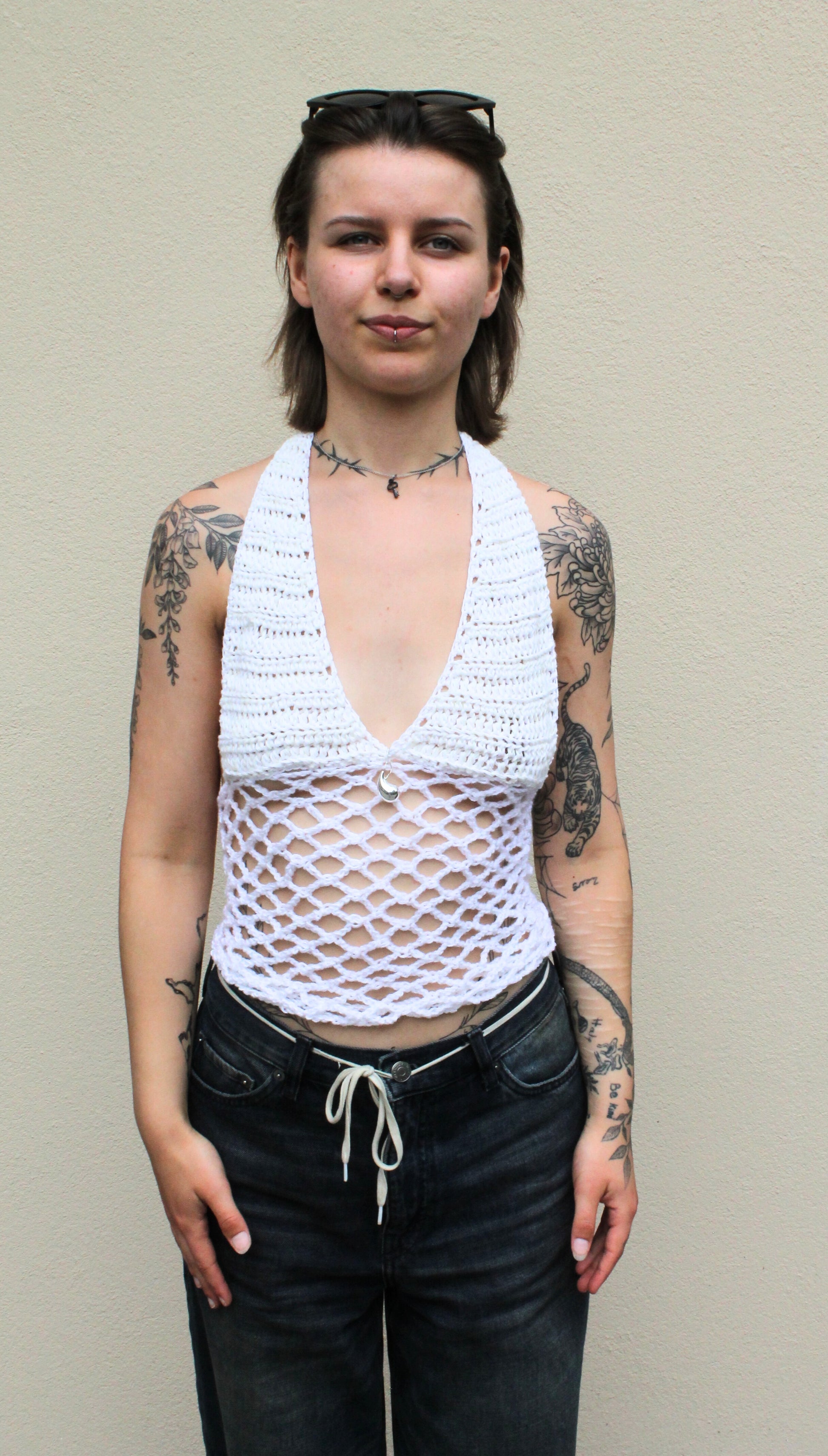 Halter Net Top