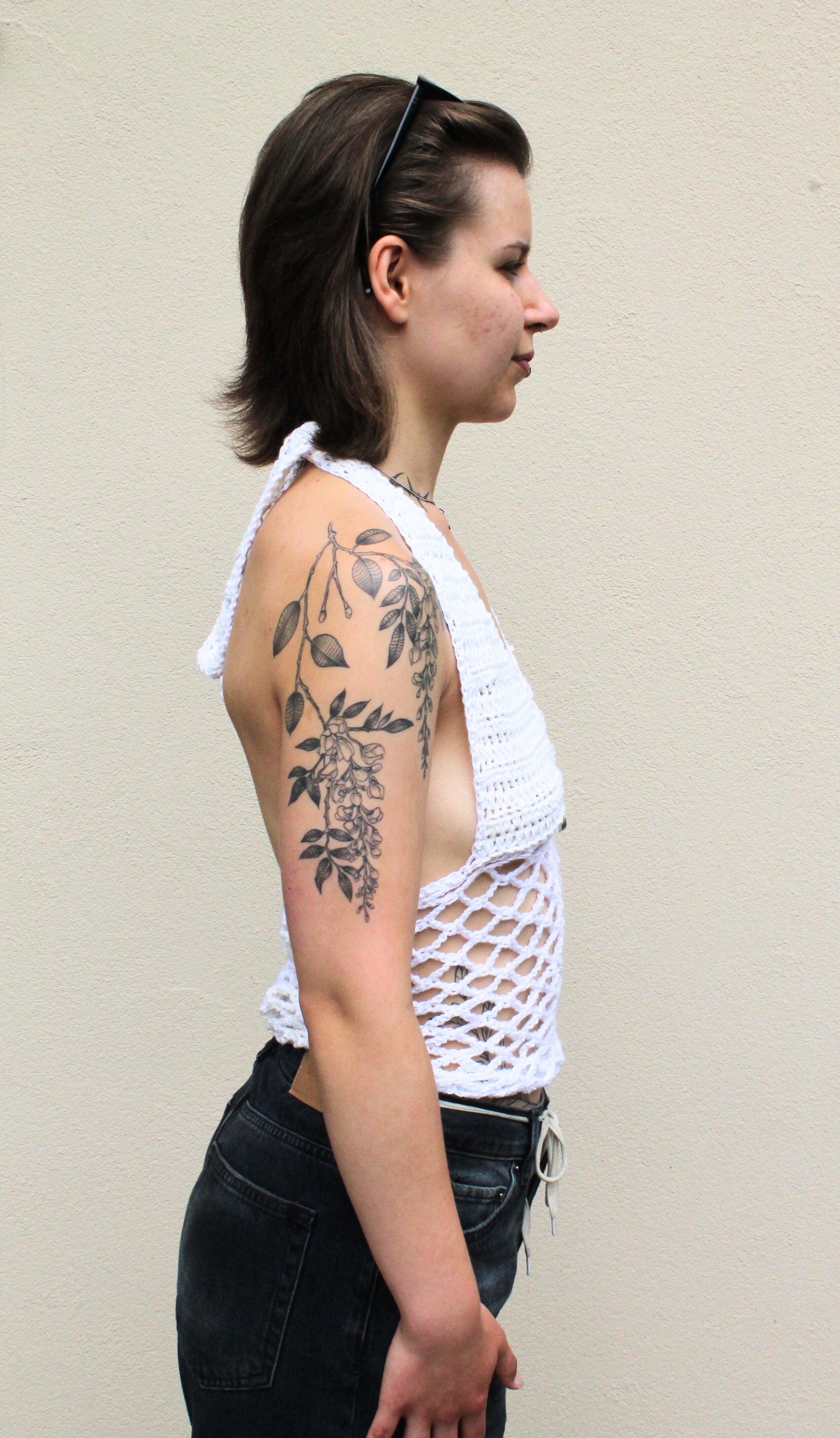 Halter Net Top