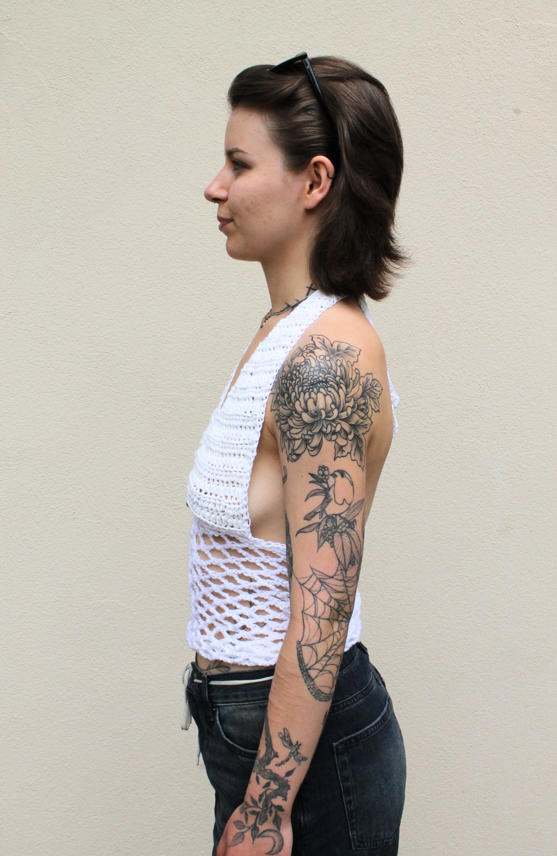 Halter Net Top