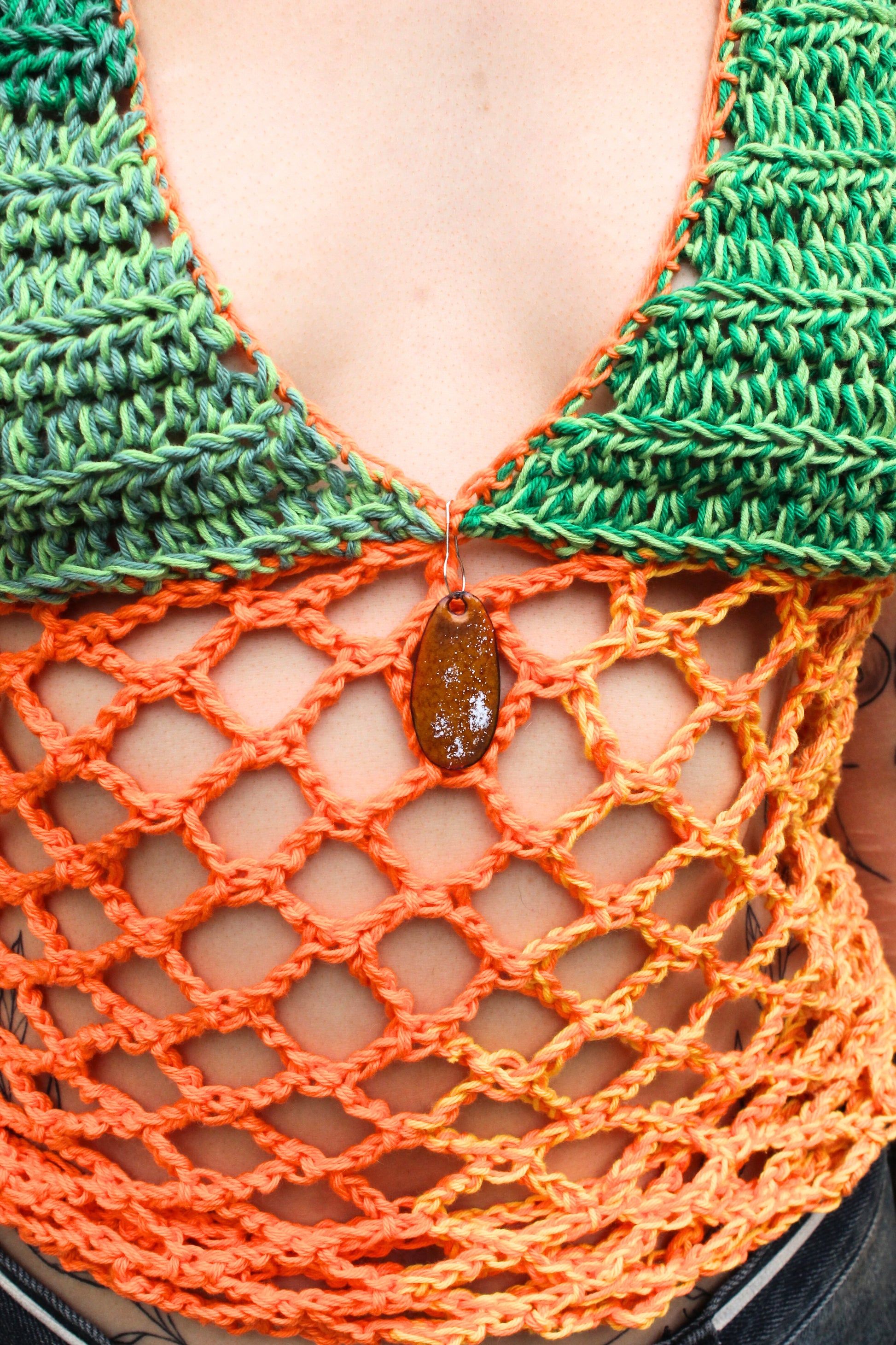 Halter Net Top