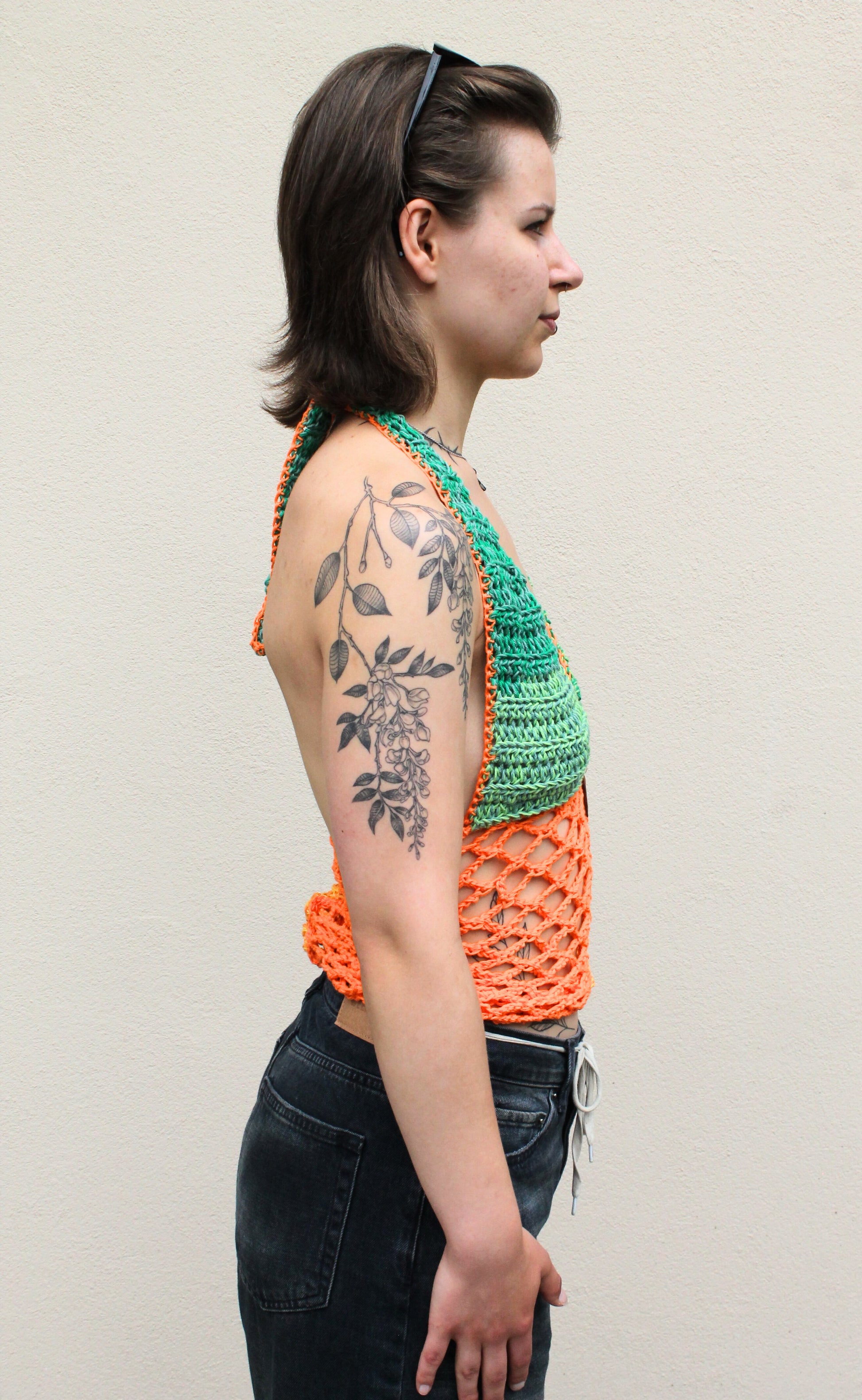 Halter Net Top