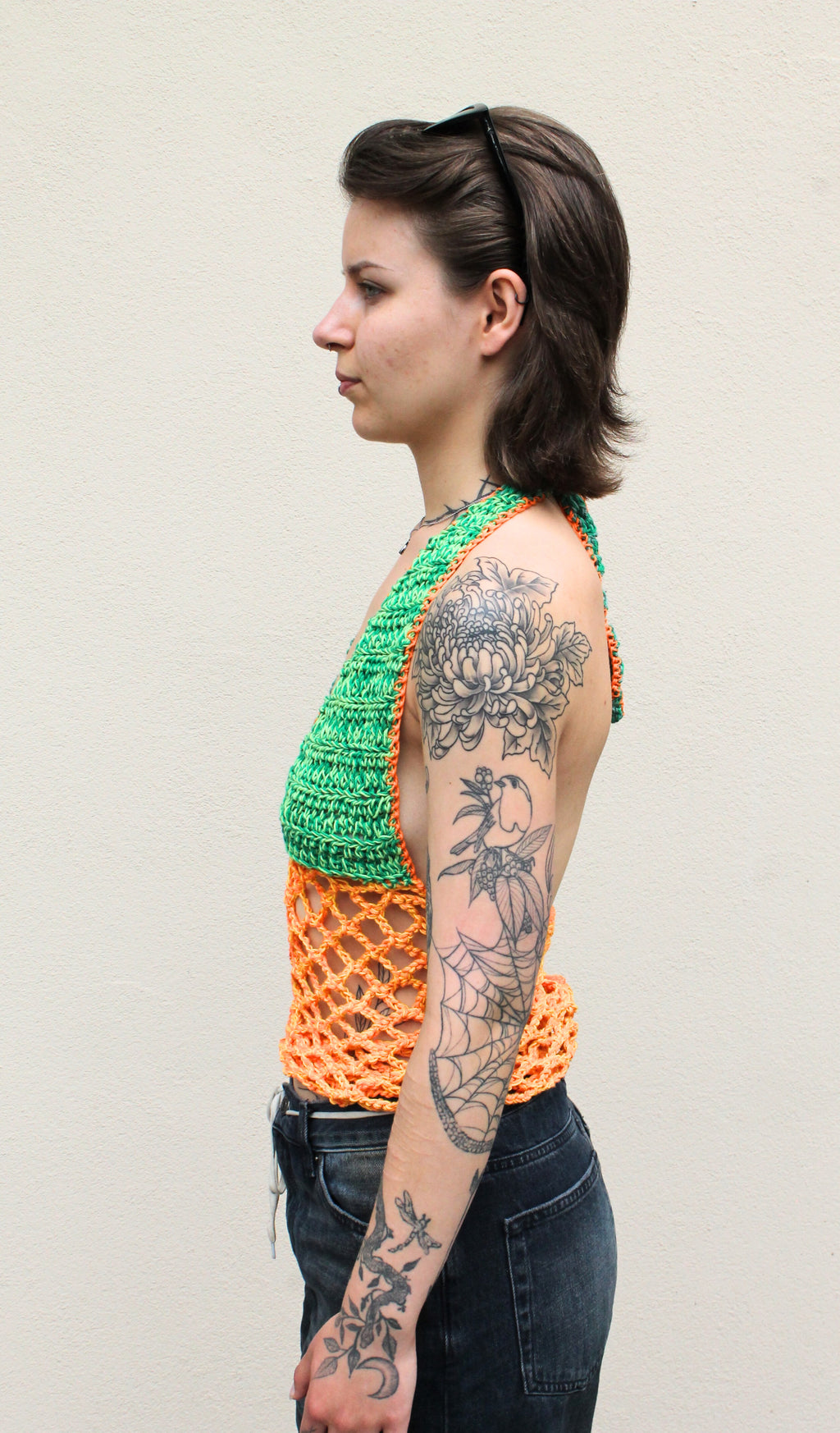 Halter Net Top